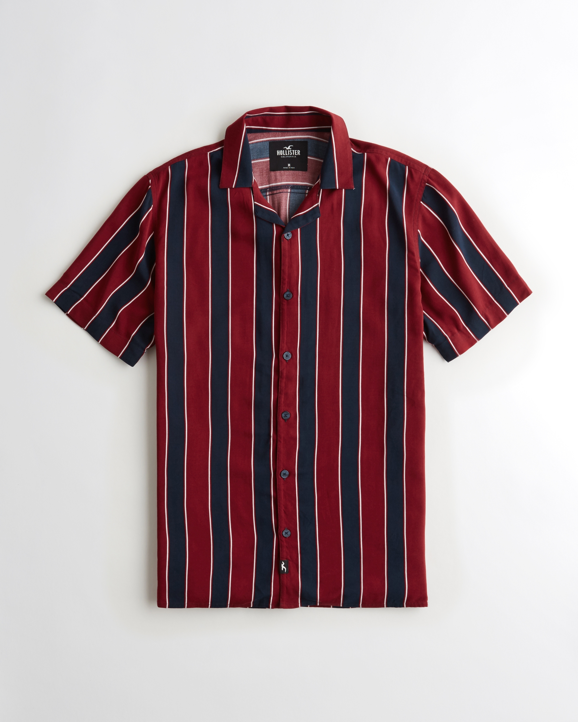 hollister mens striped shirt