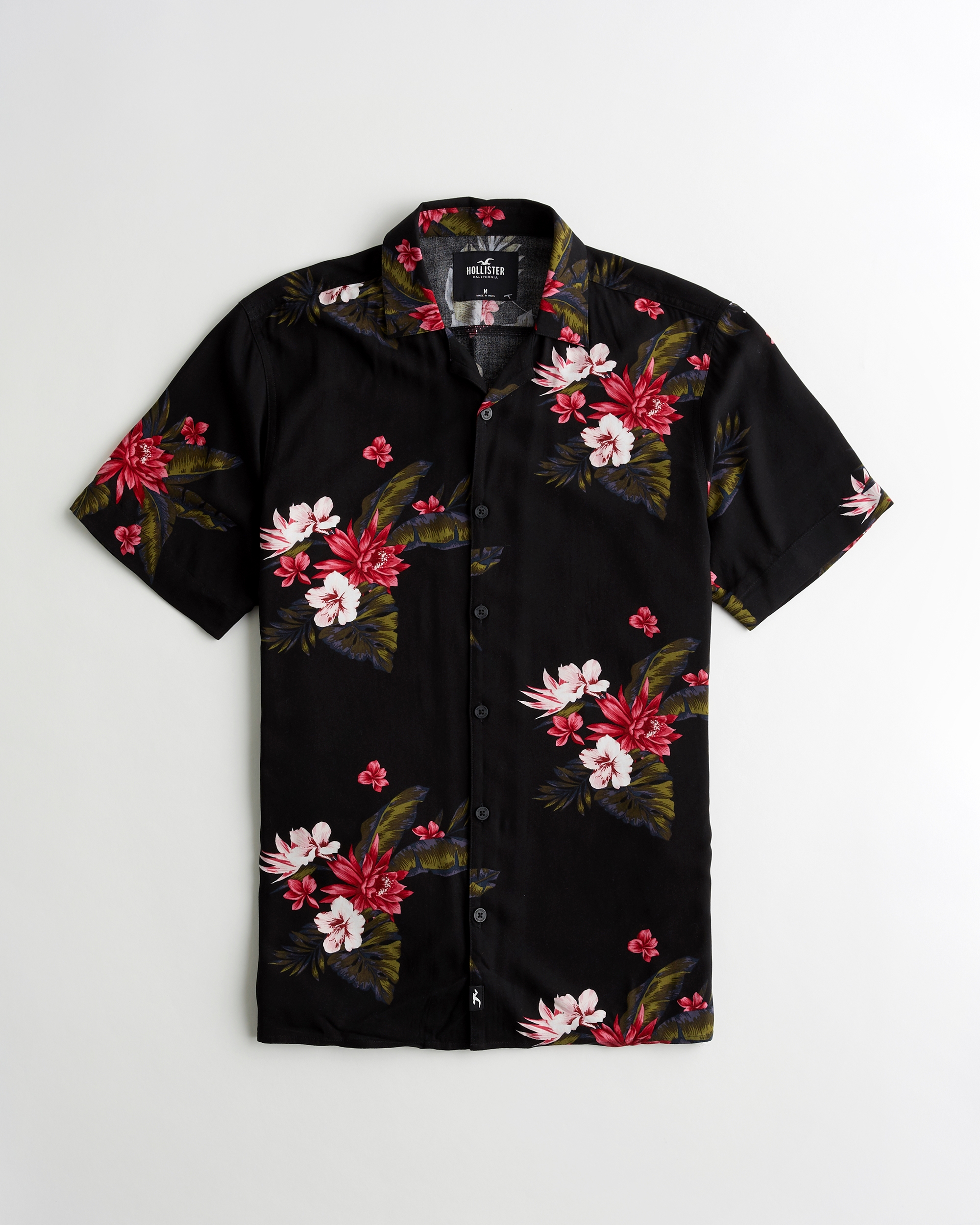 black shirt hollister