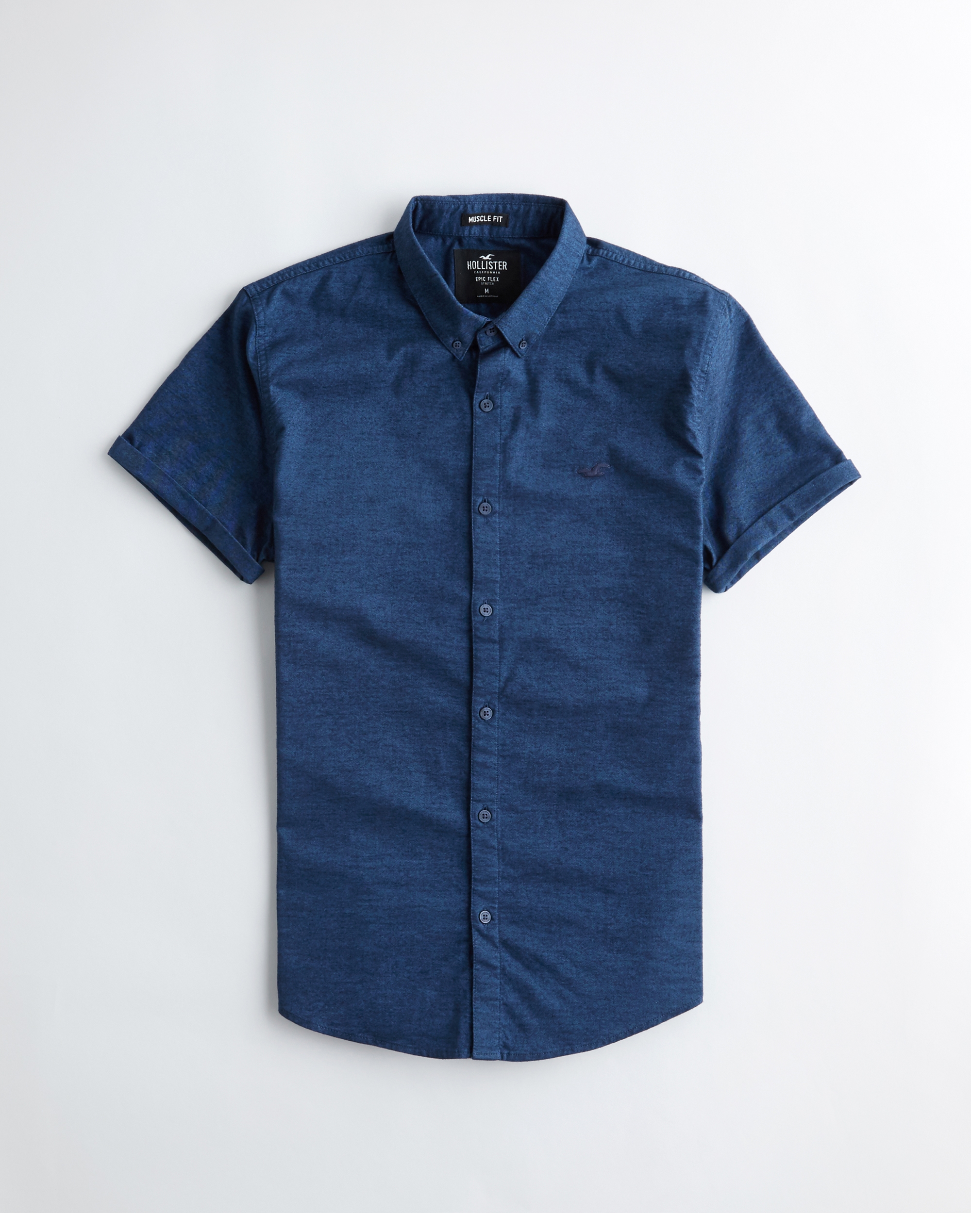 hollister short sleeve button up