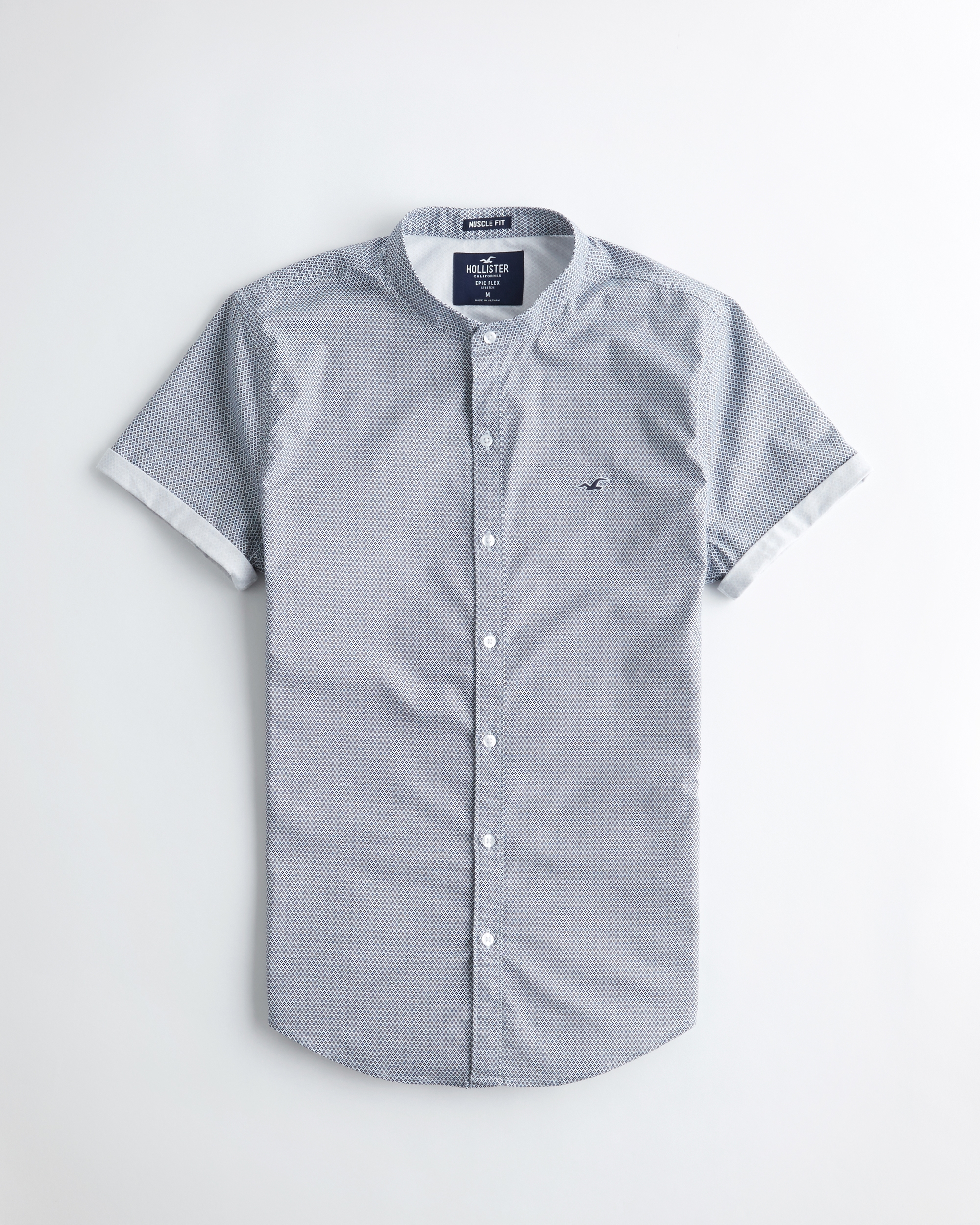 Button Down Shirts for Guys | Hollister Co.