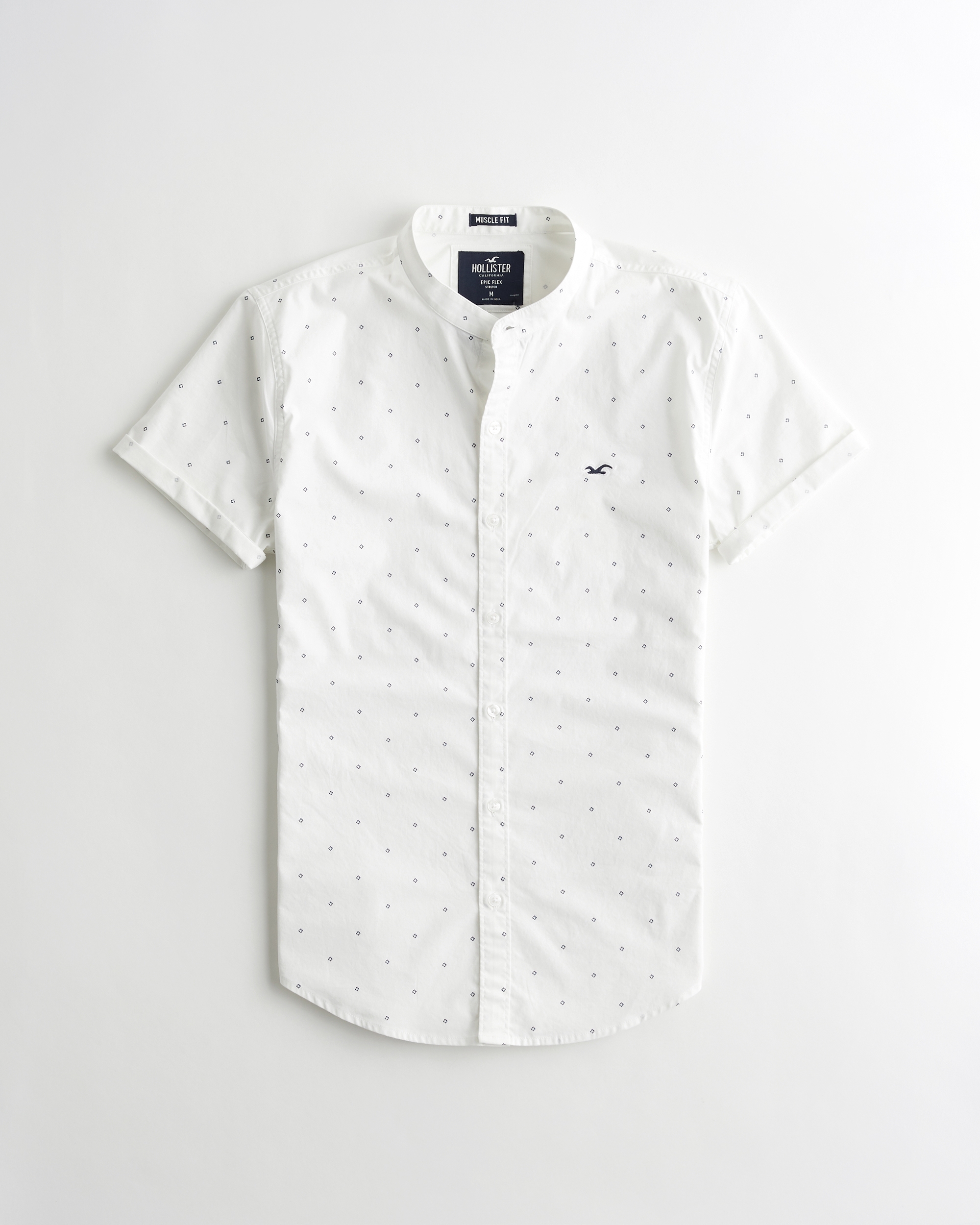 hollister slim fit shirt