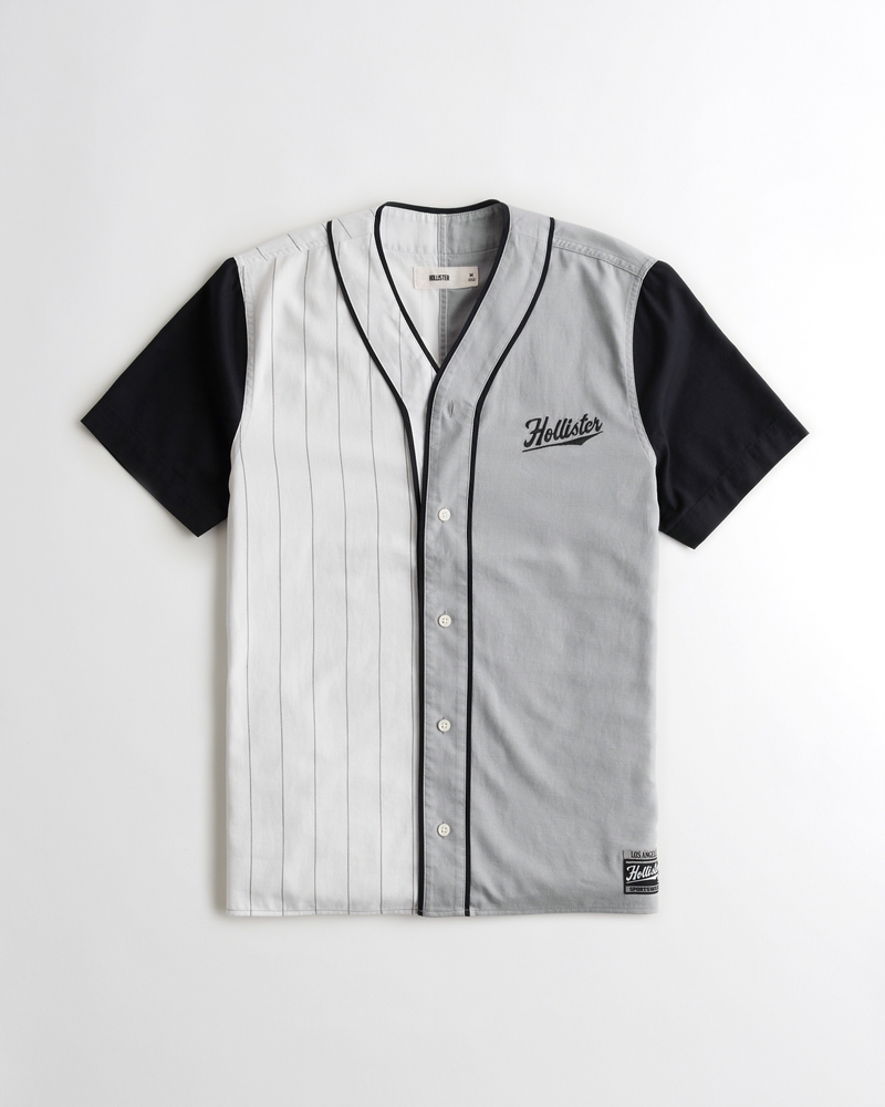 Hommes Chemise de baseball à logo Hommes