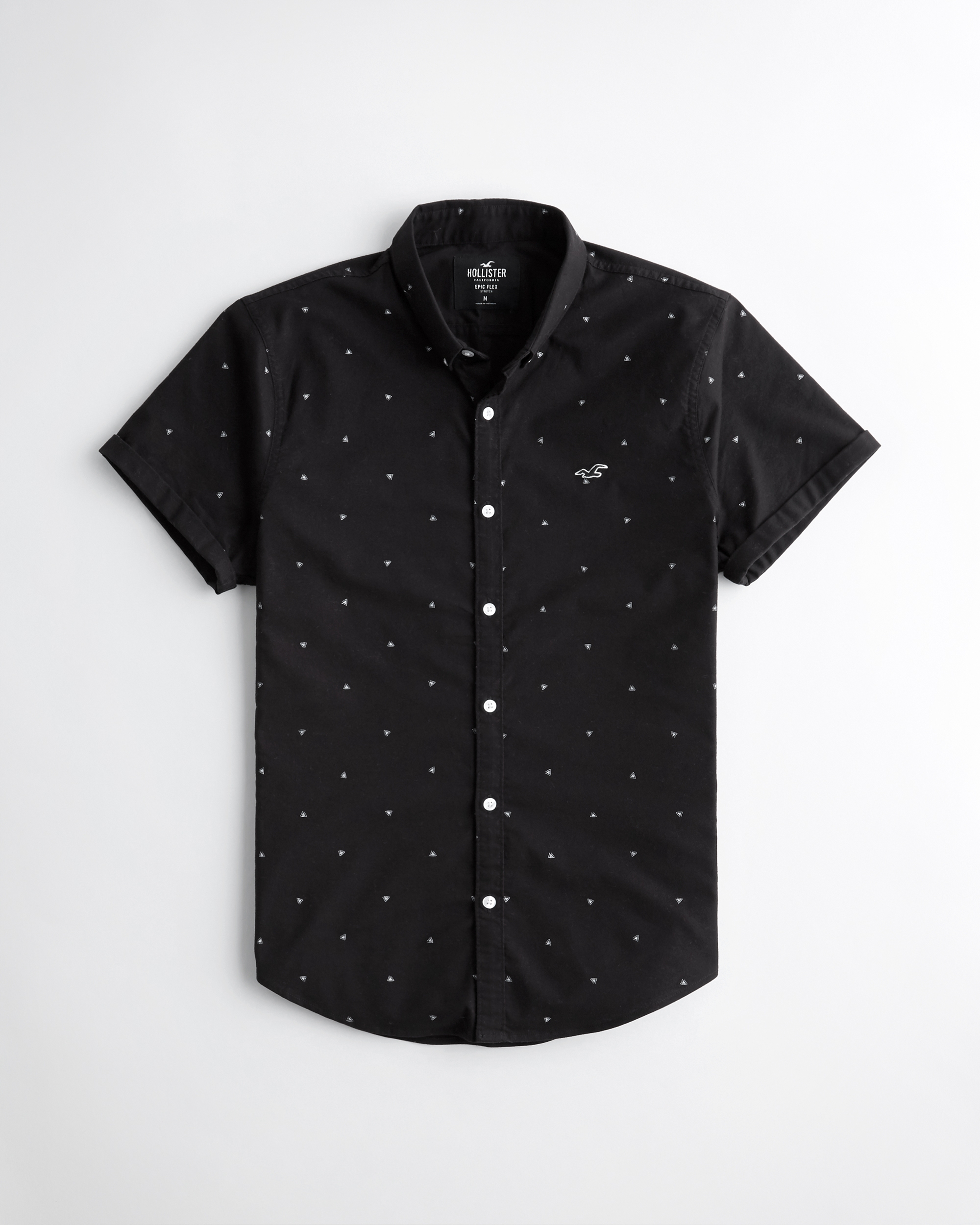 hollister slim fit shirt