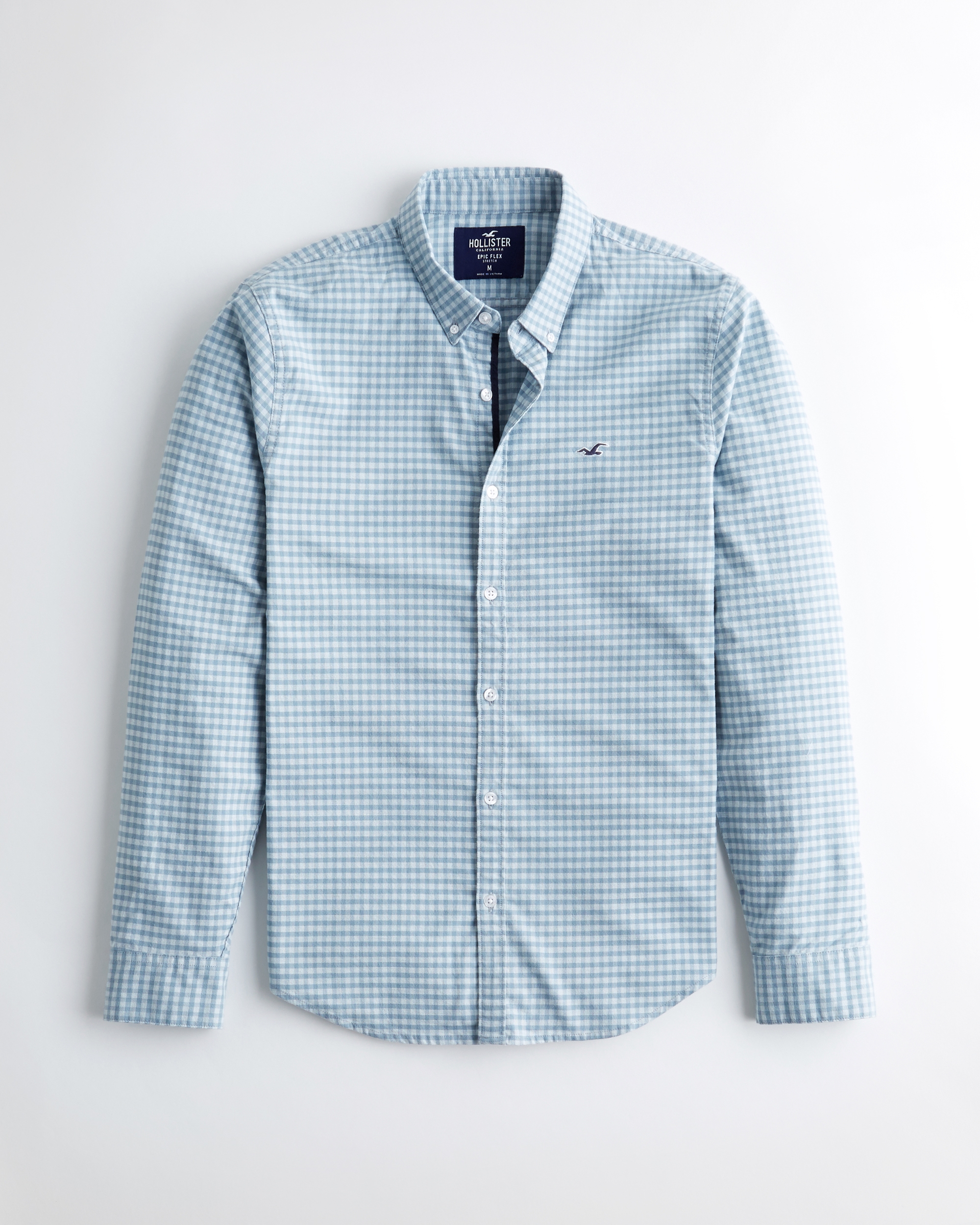 Button Down Shirts For Guys Hollister Co - light blue faded hoodie roblox template