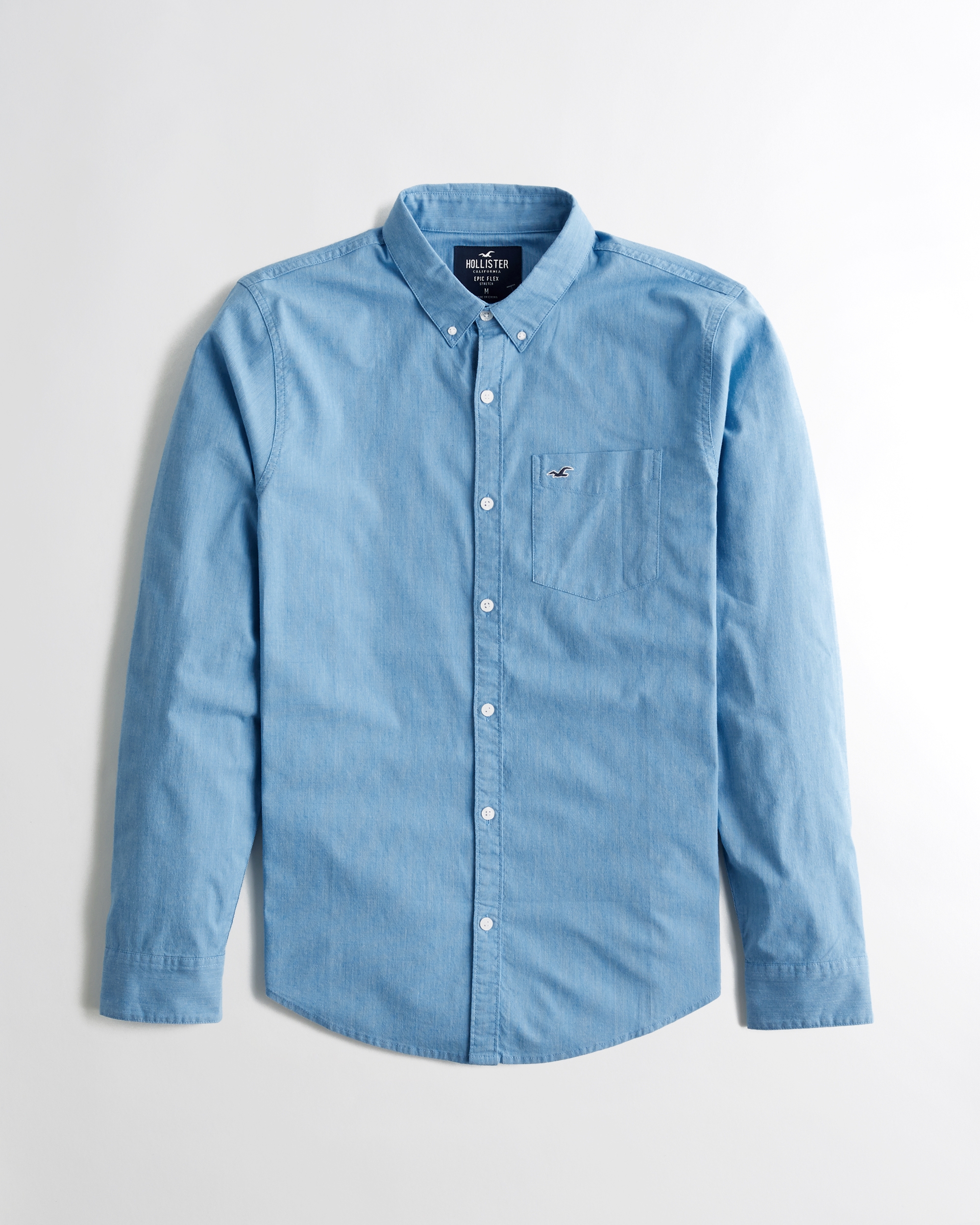 hollister jean shirt