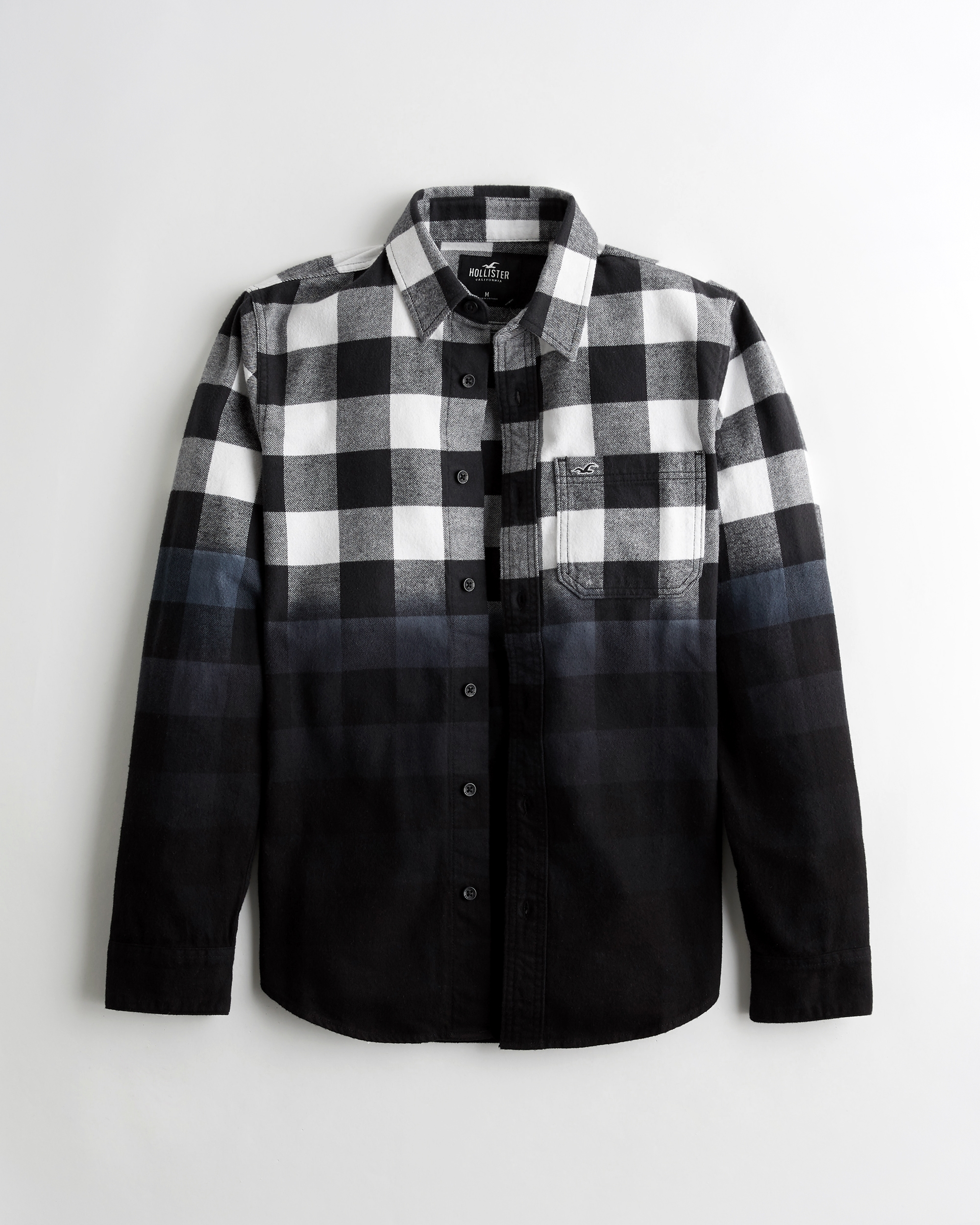 hollister mens flannel shirts