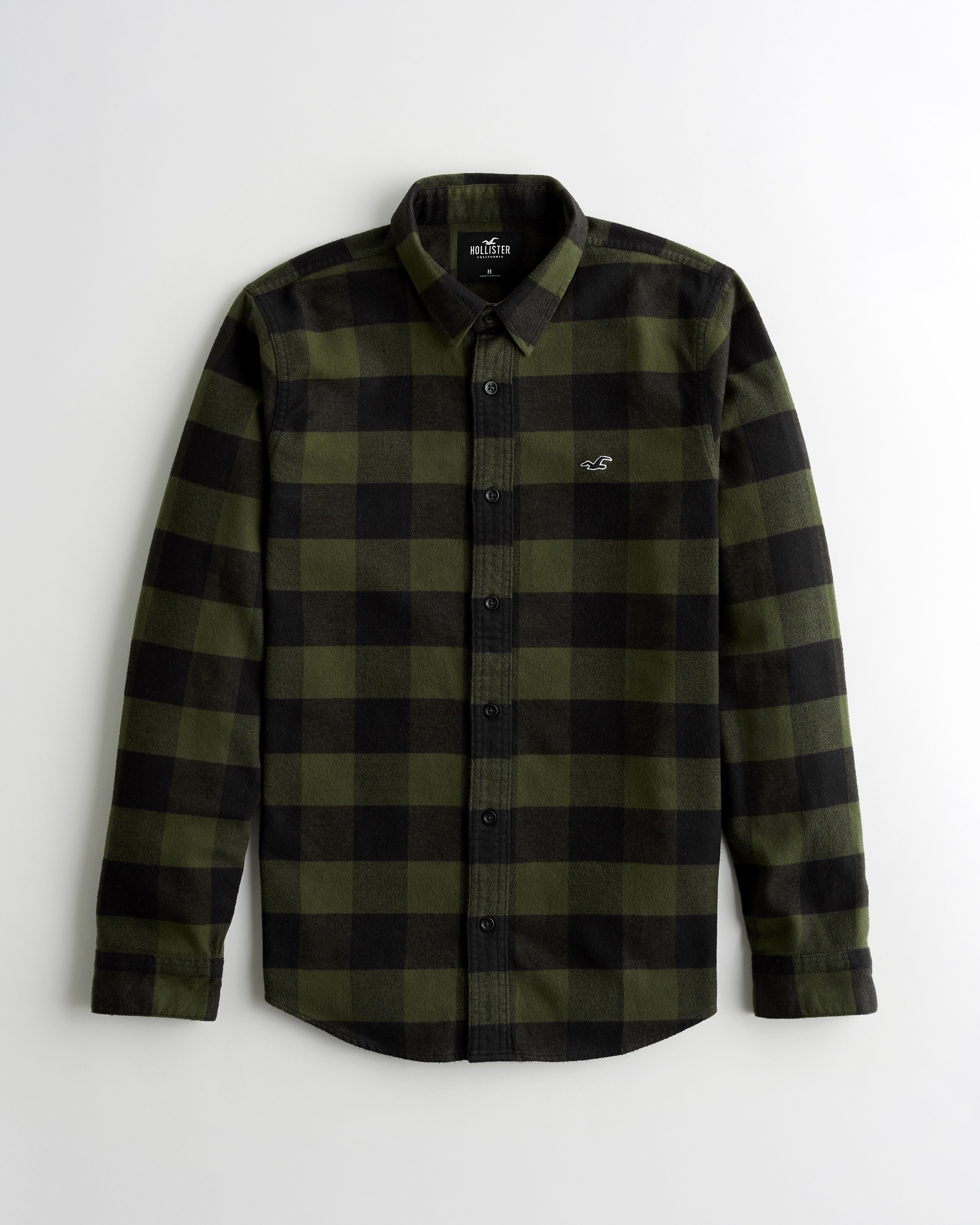 Button Down Shirts For Guys Hollister Co - green open flannel girls shirt roblox