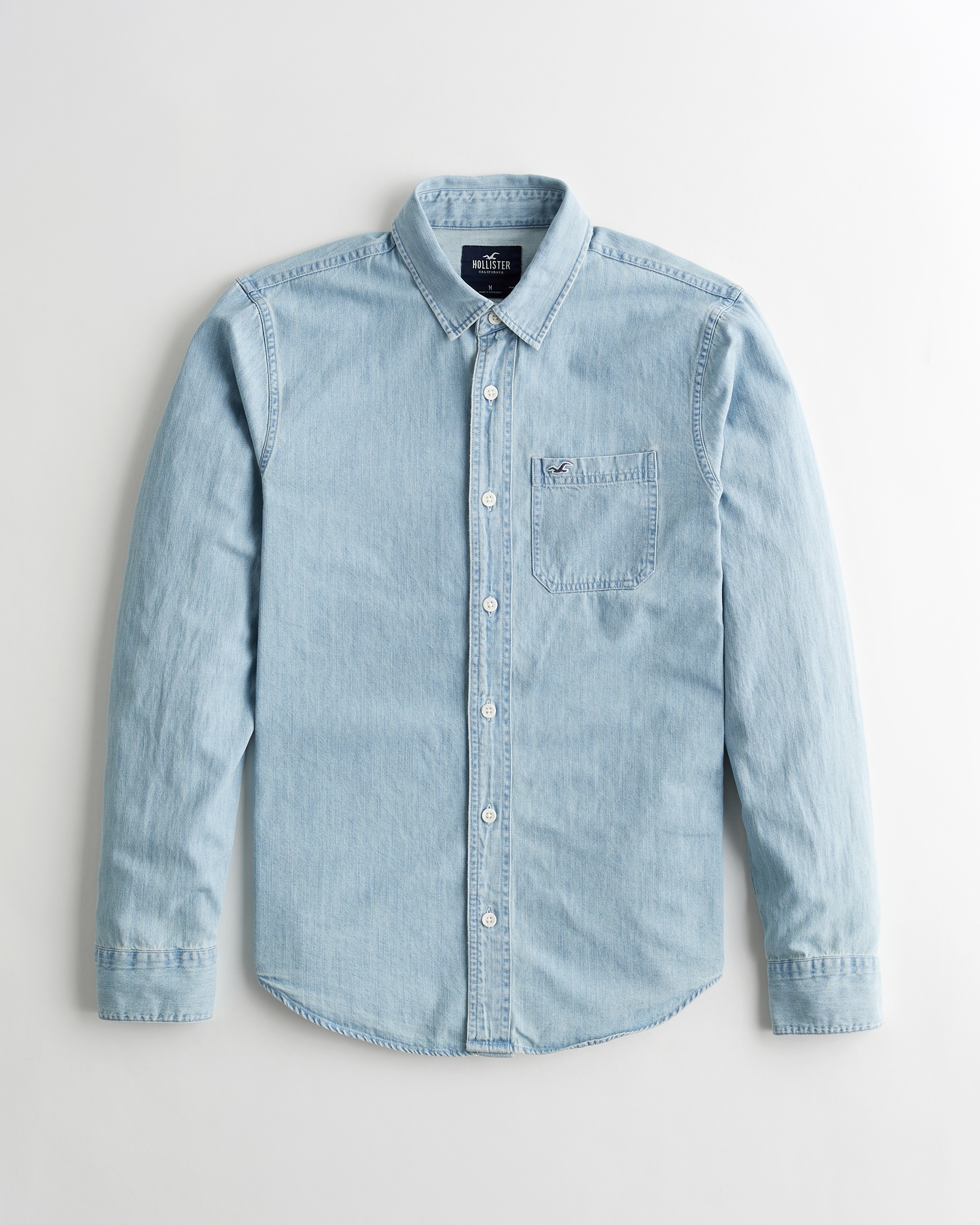 hollister jean shirt