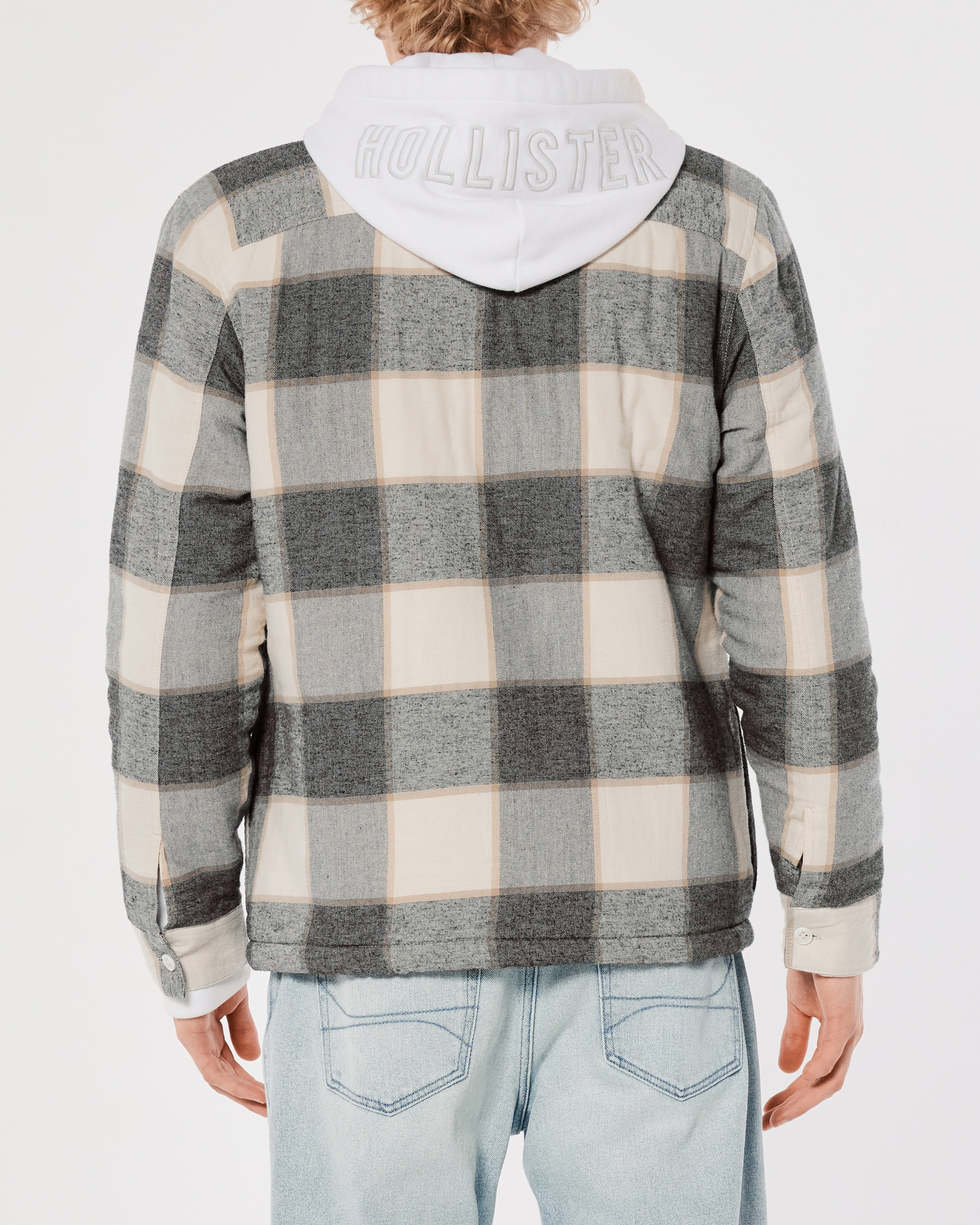 Hollister Sherpa-Lined Flannel Shirt Jacket | Bramalea City Centre