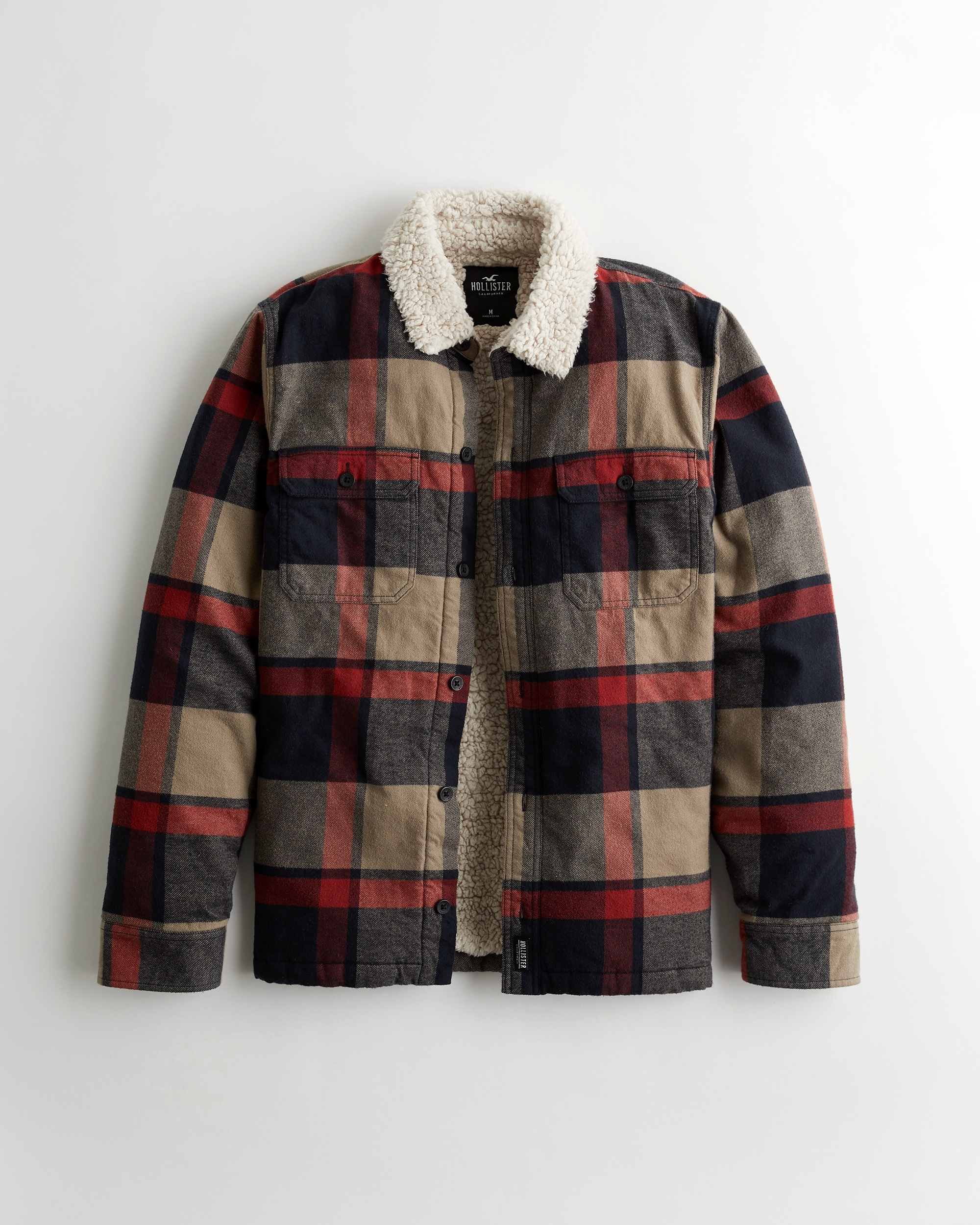 hollister flannel jacket