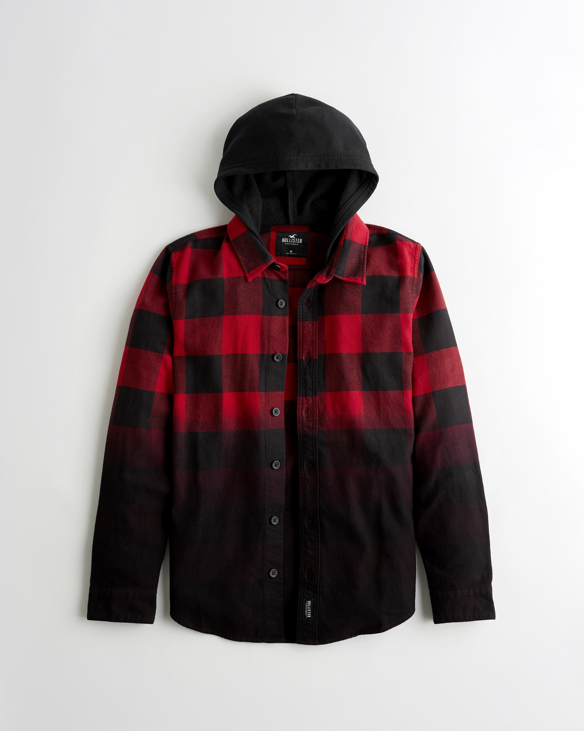 Guys Hooded Flannel Shirt | Guys 