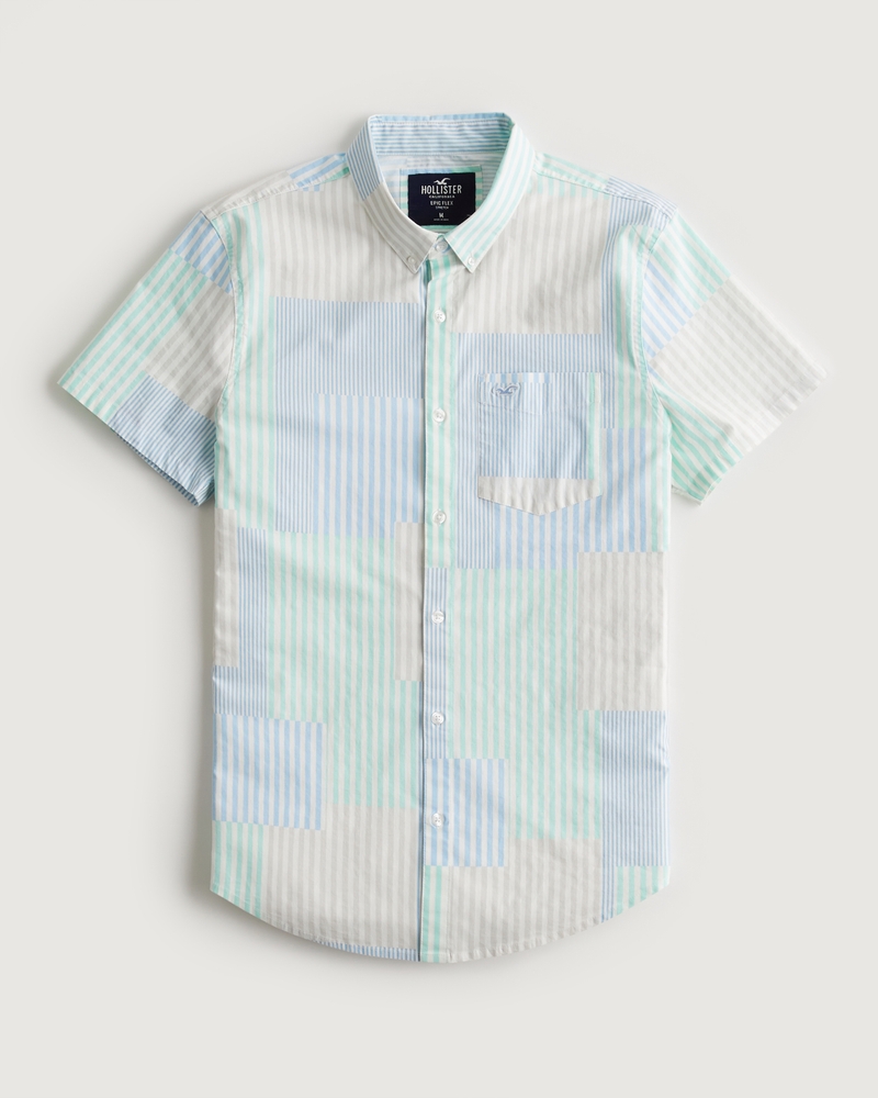 Hollister poplin clearance shirt