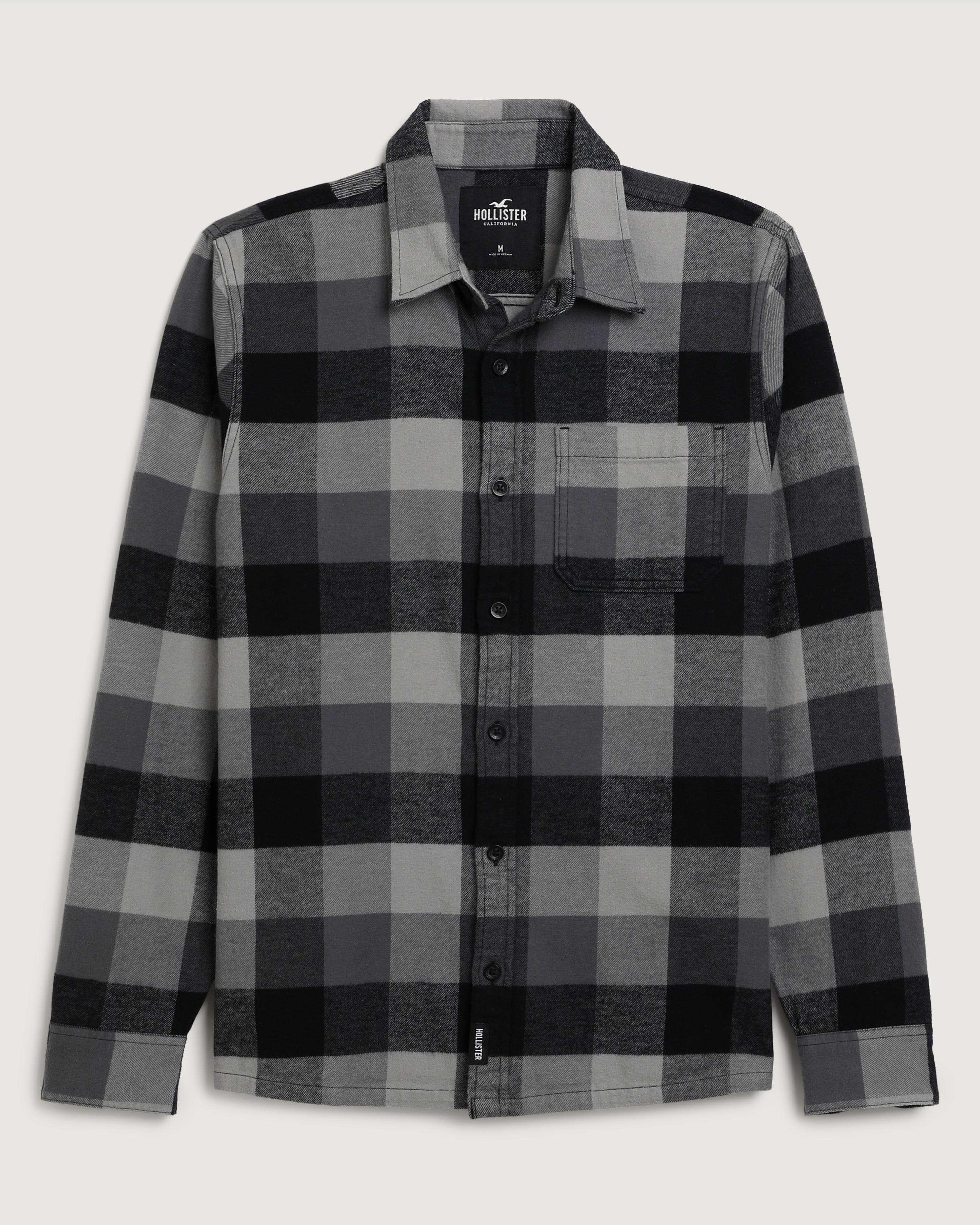 Hollister mens hot sale flannel