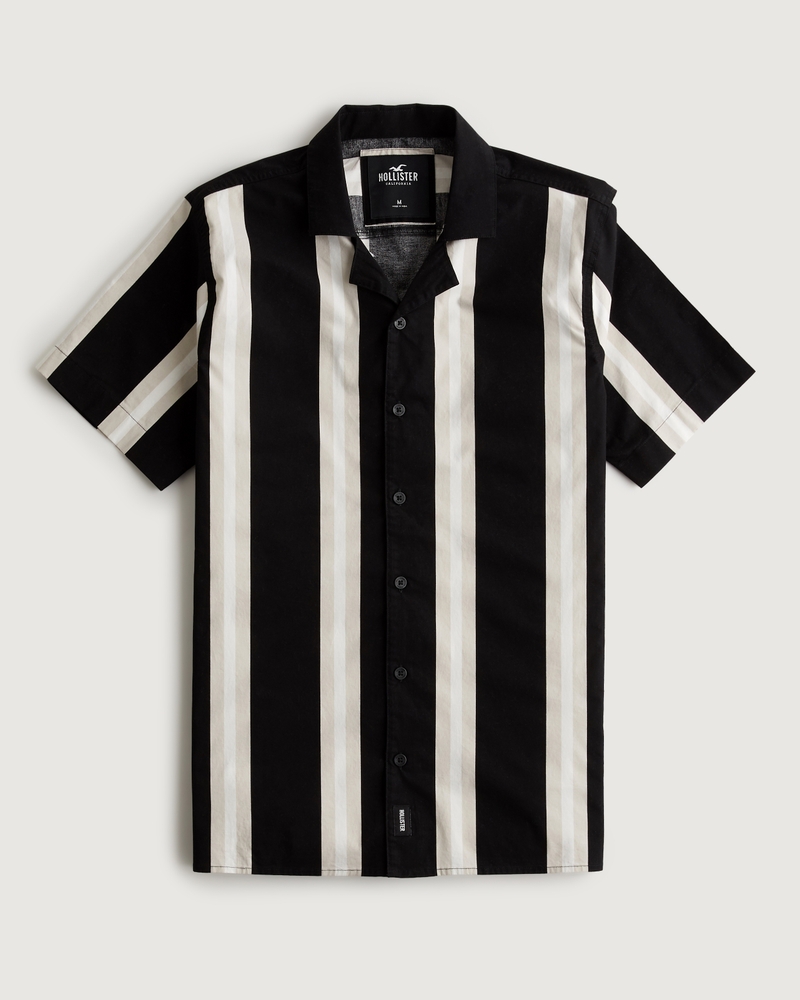 Hollister Short-Sleeve Striped Shirt