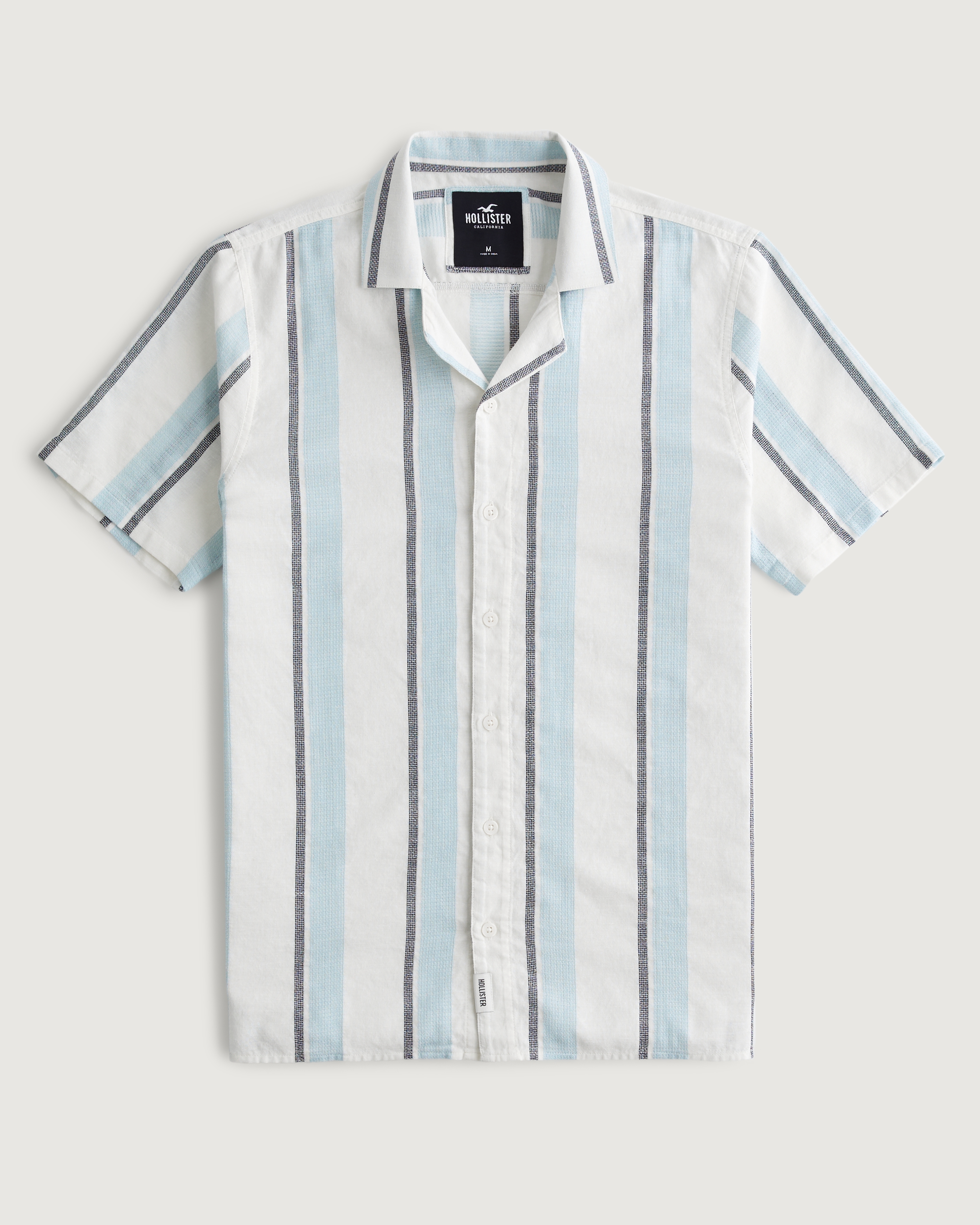 Short-Sleeve Striped Shirt