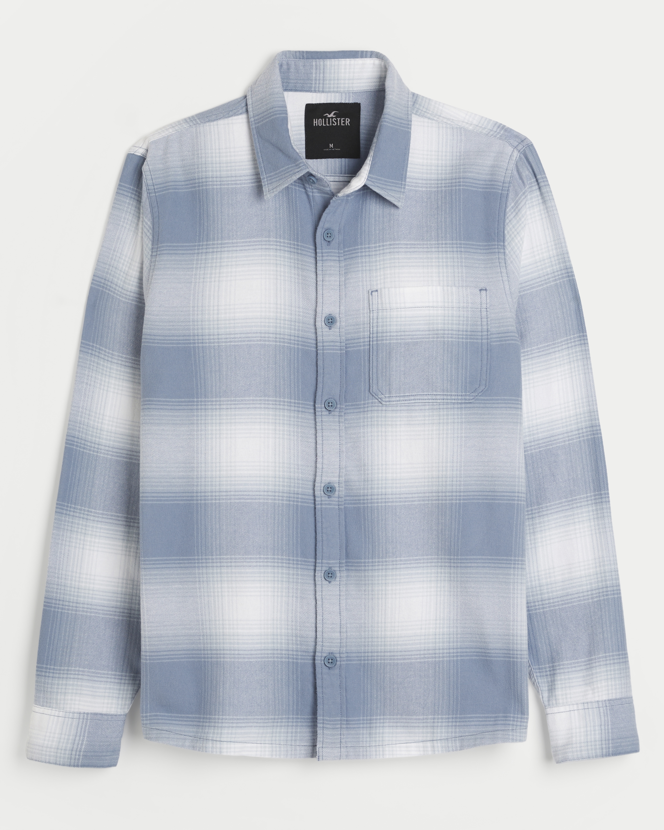 Men's Long-Sleeve Flannel Shirt | Men's Tops | HollisterCo.com