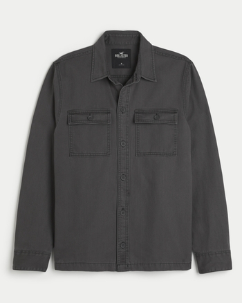 Hollister denim shirt outlet