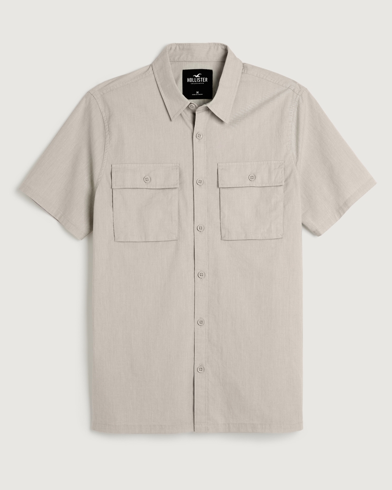 Hollister poplin clearance shirt