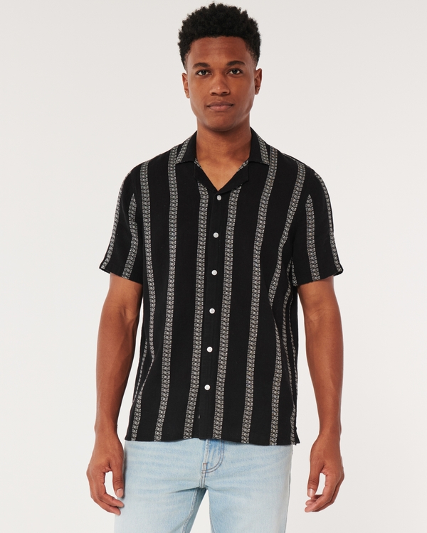 Men's Button Up Shirts: Plaid, Checkered & Flannel | Hollister Co.