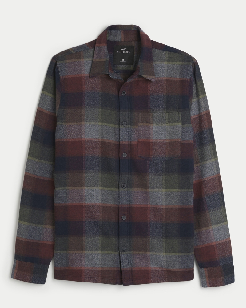 Hollister plaid flannel store shirt