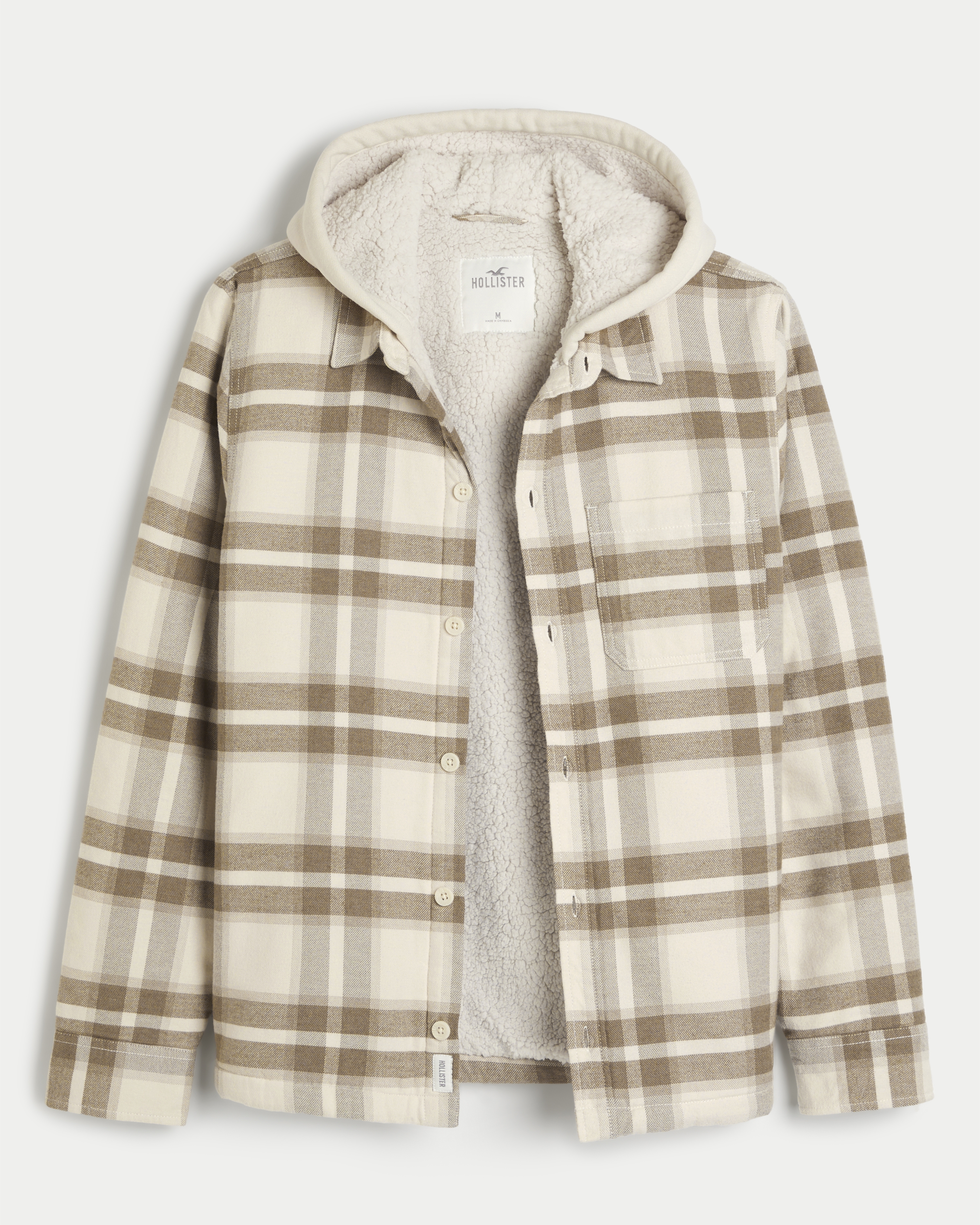 Faux Shearling-Lined Shacket