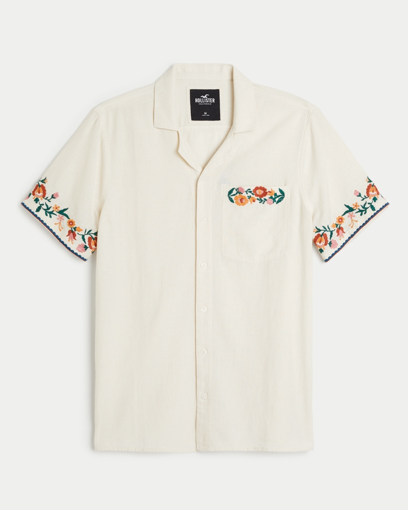 Hollister floral sale shirt