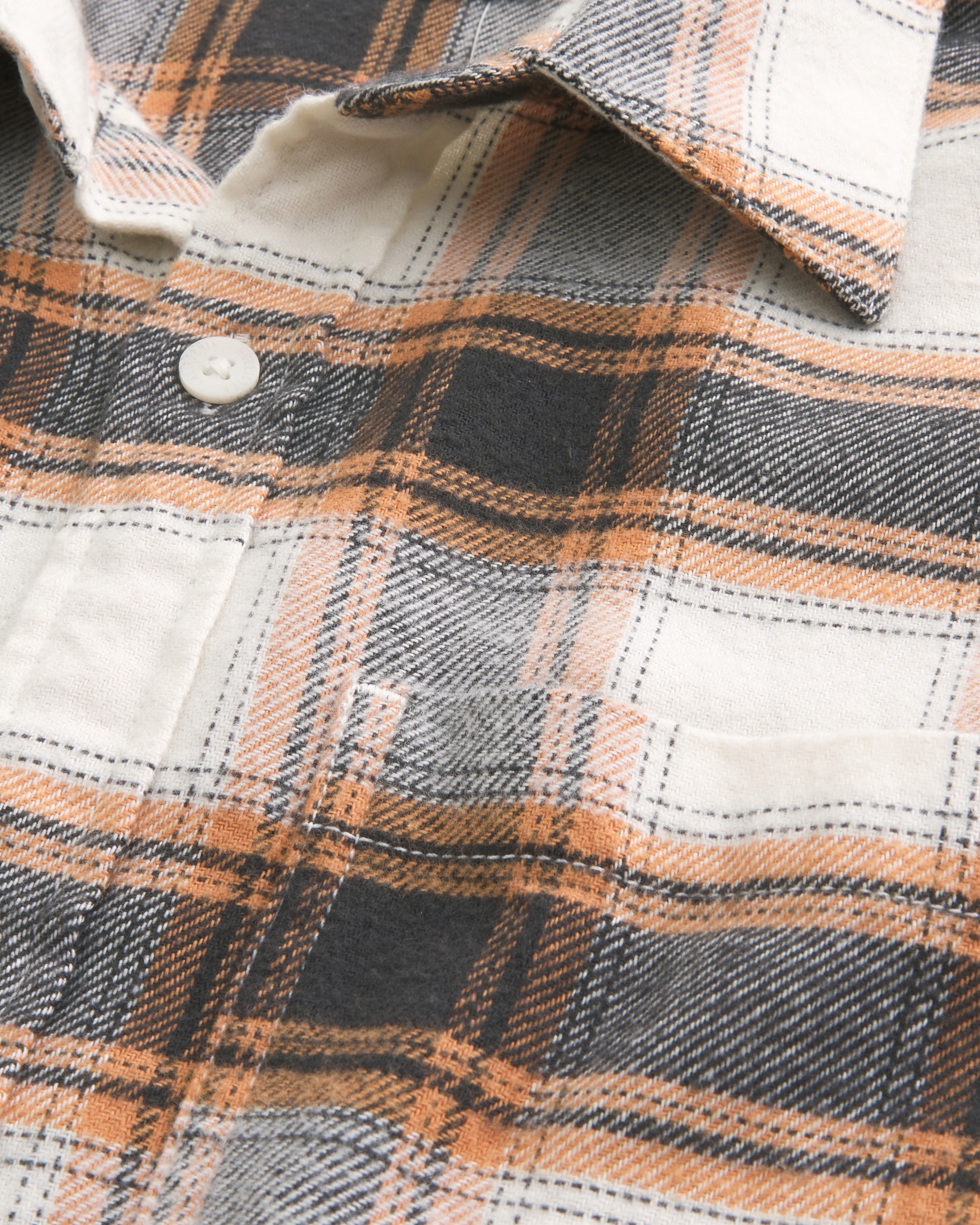 Boxy Flannel Shirt