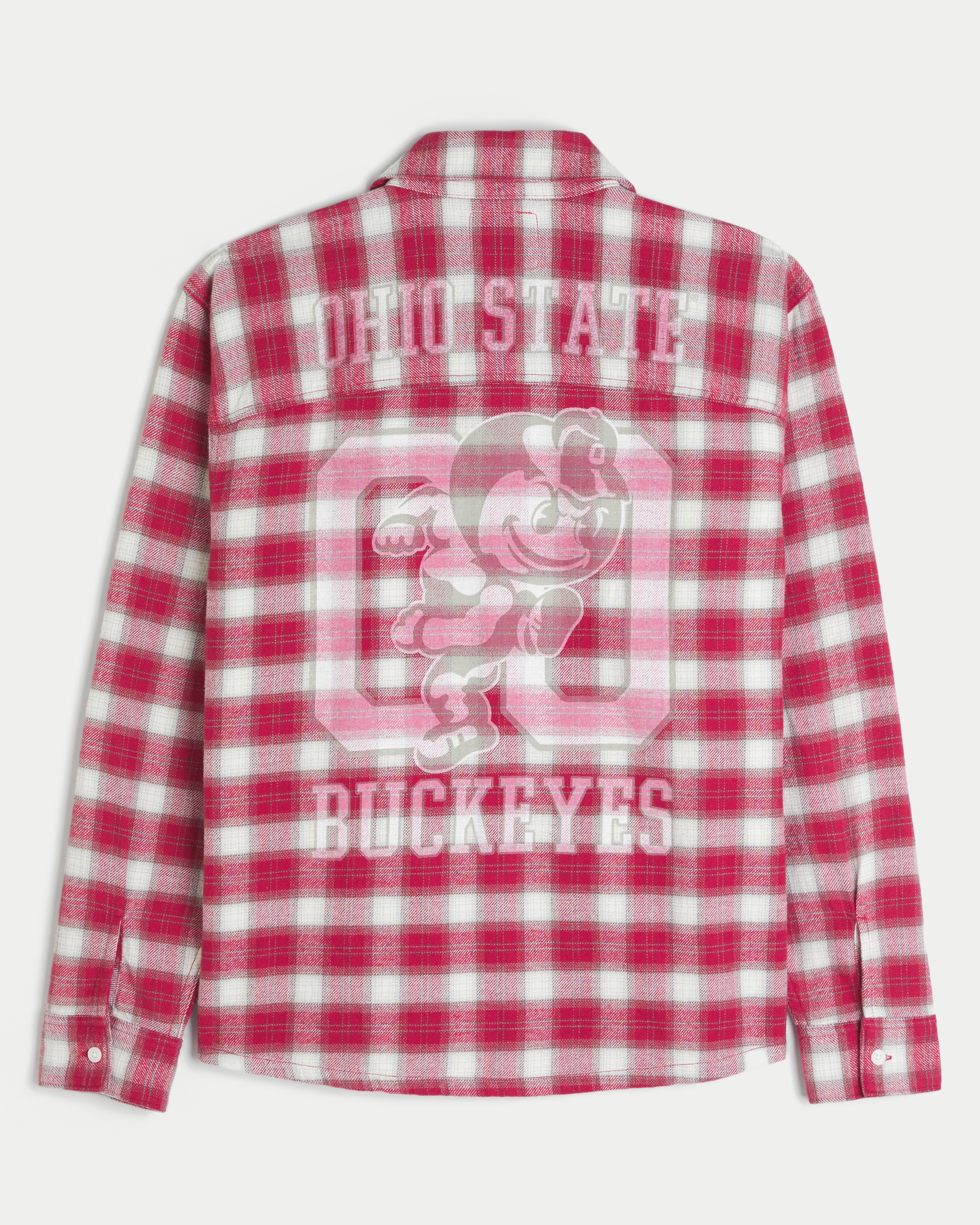 The Ohio State University Buckeyes Graphic Flannel Shirt