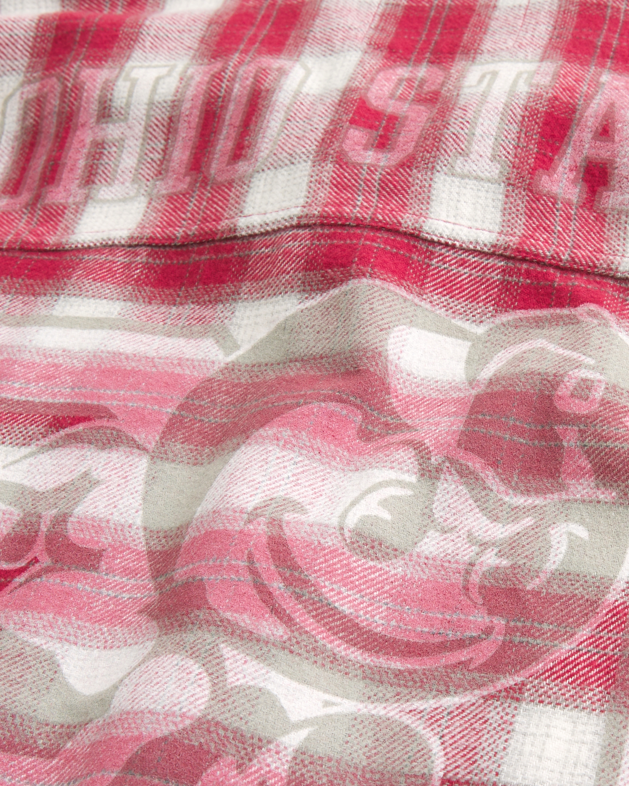 The Ohio State University Buckeyes Graphic Flannel Shirt