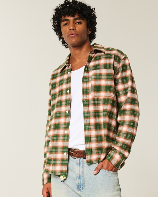 University of Miami Hurricanes Graphic Flannel Shirt