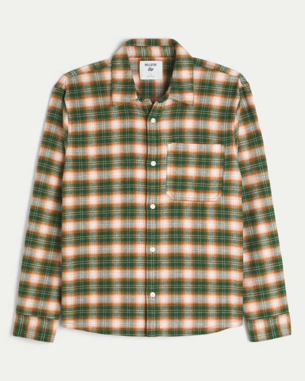 University of Miami Hurricanes Graphic Flannel Shirt