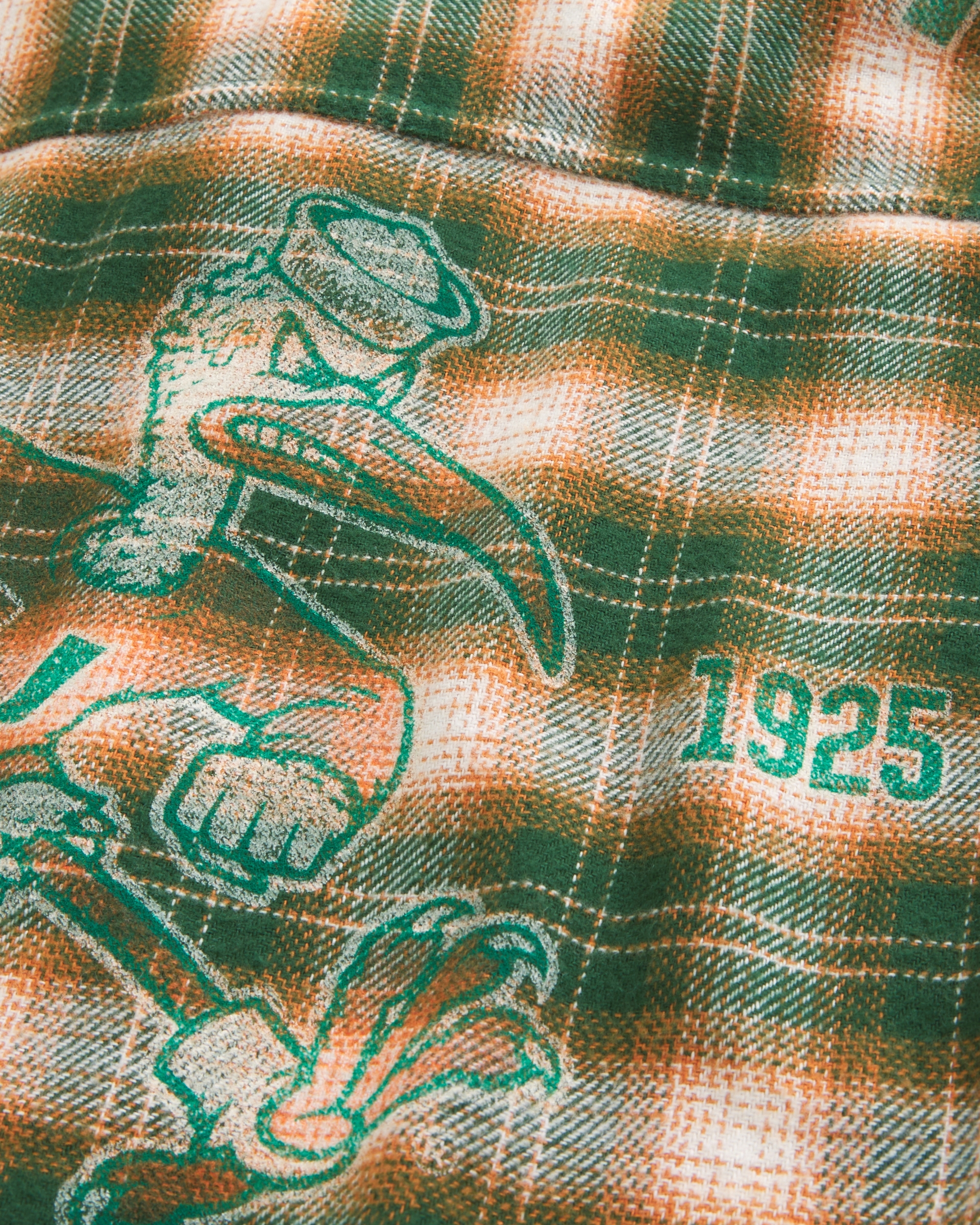 University of Miami Hurricanes Graphic Flannel Shirt