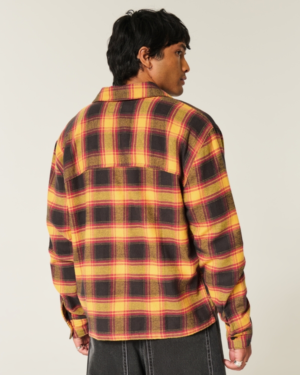 Boxy Flannel Shirt