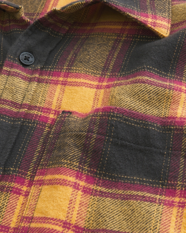 Boxy Flannel Shirt