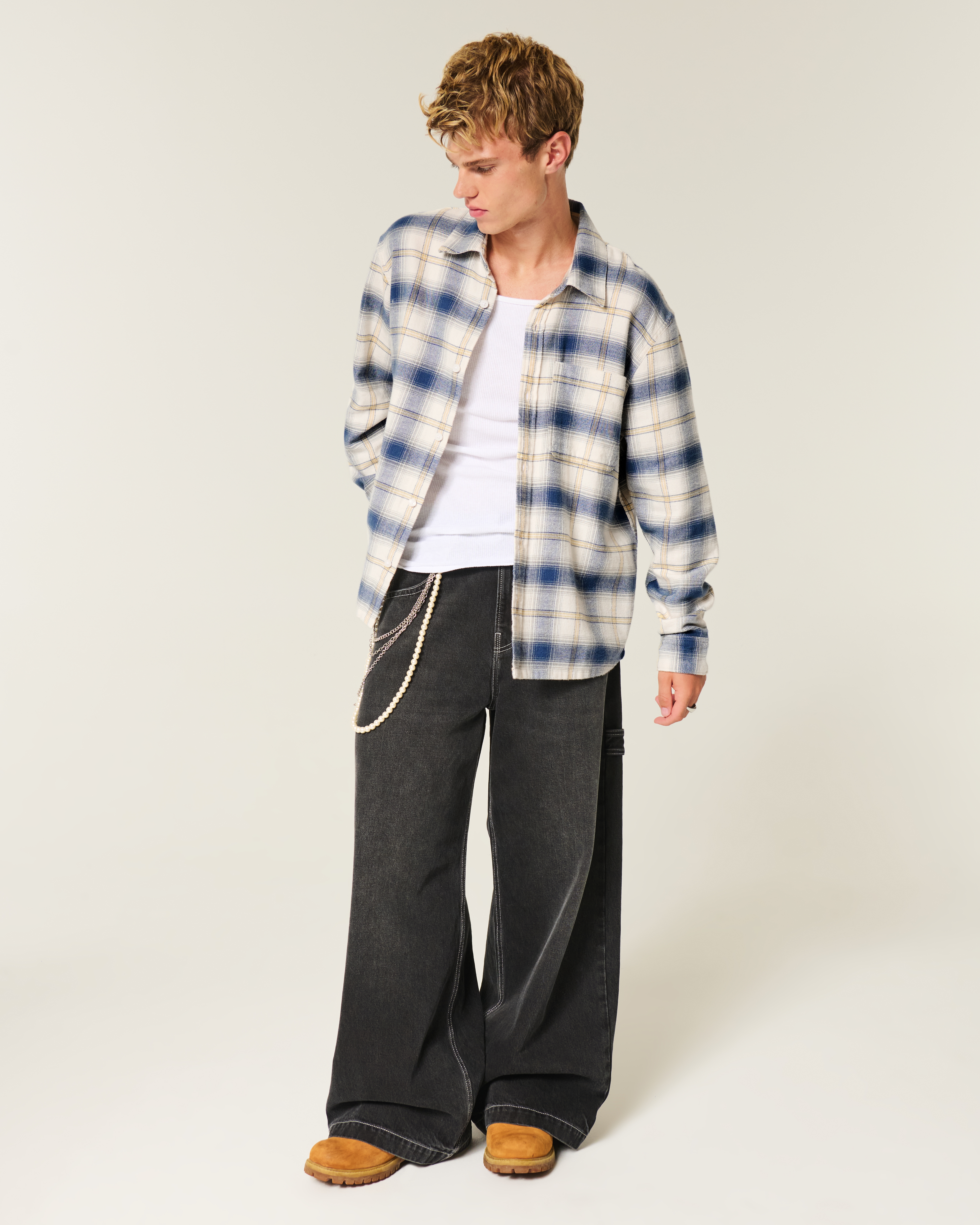 University of Michigan Wolverines Graphic Flannel Shirt