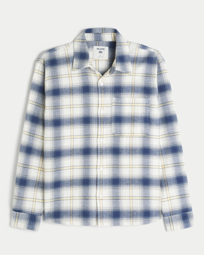 University of Michigan Wolverines Graphic Flannel Shirt