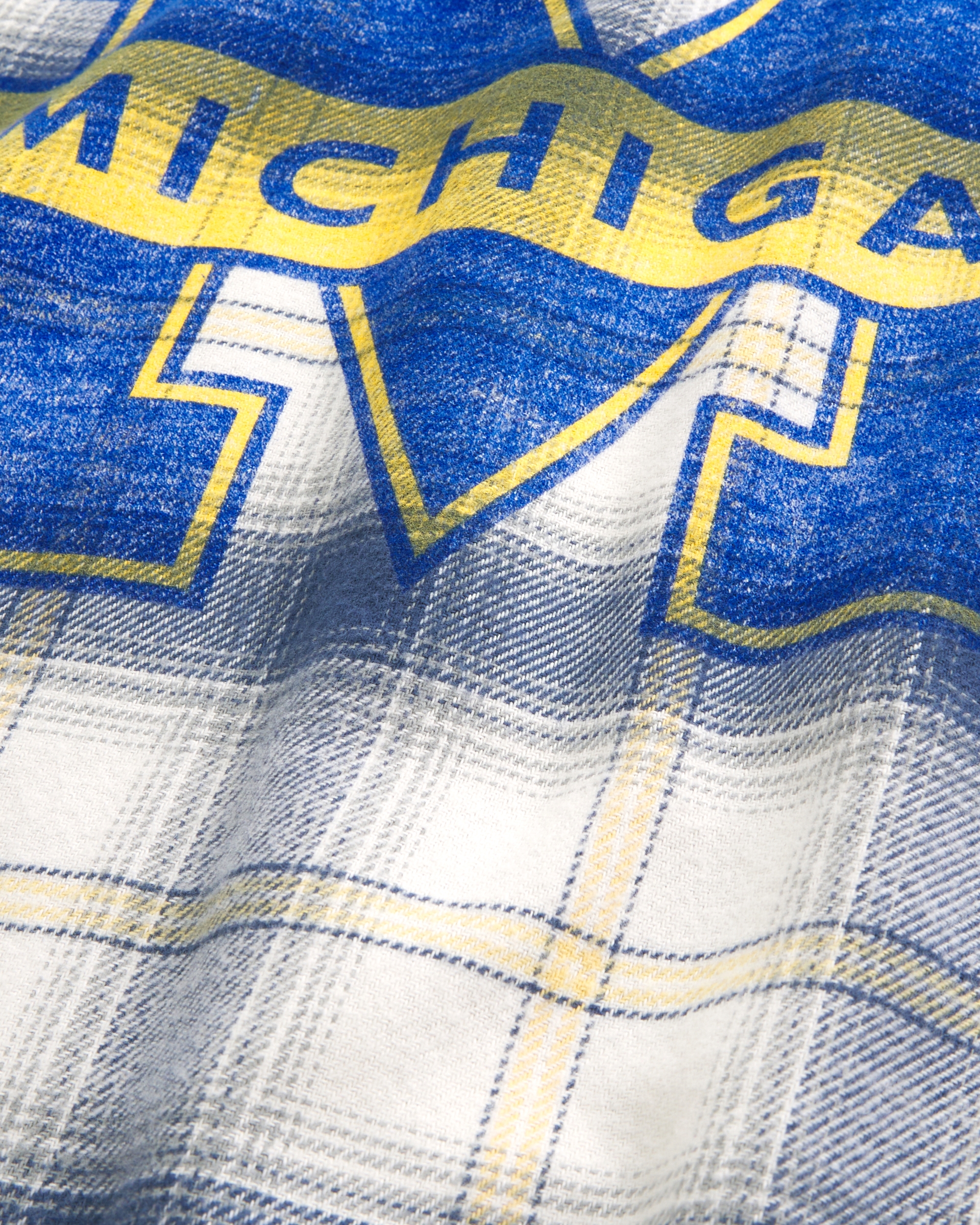 University of Michigan Wolverines Graphic Flannel Shirt