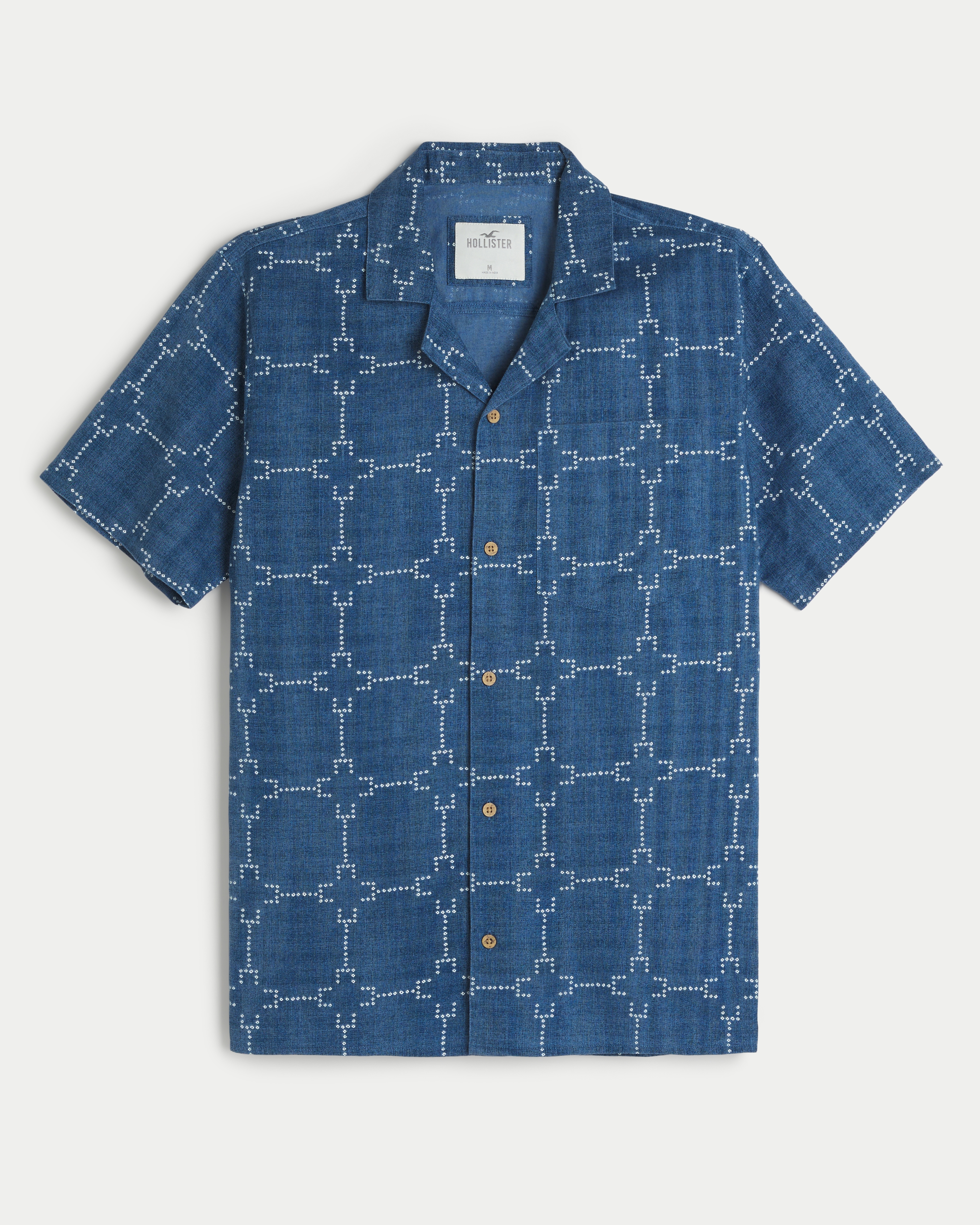 Hollister camp hot sale shirt