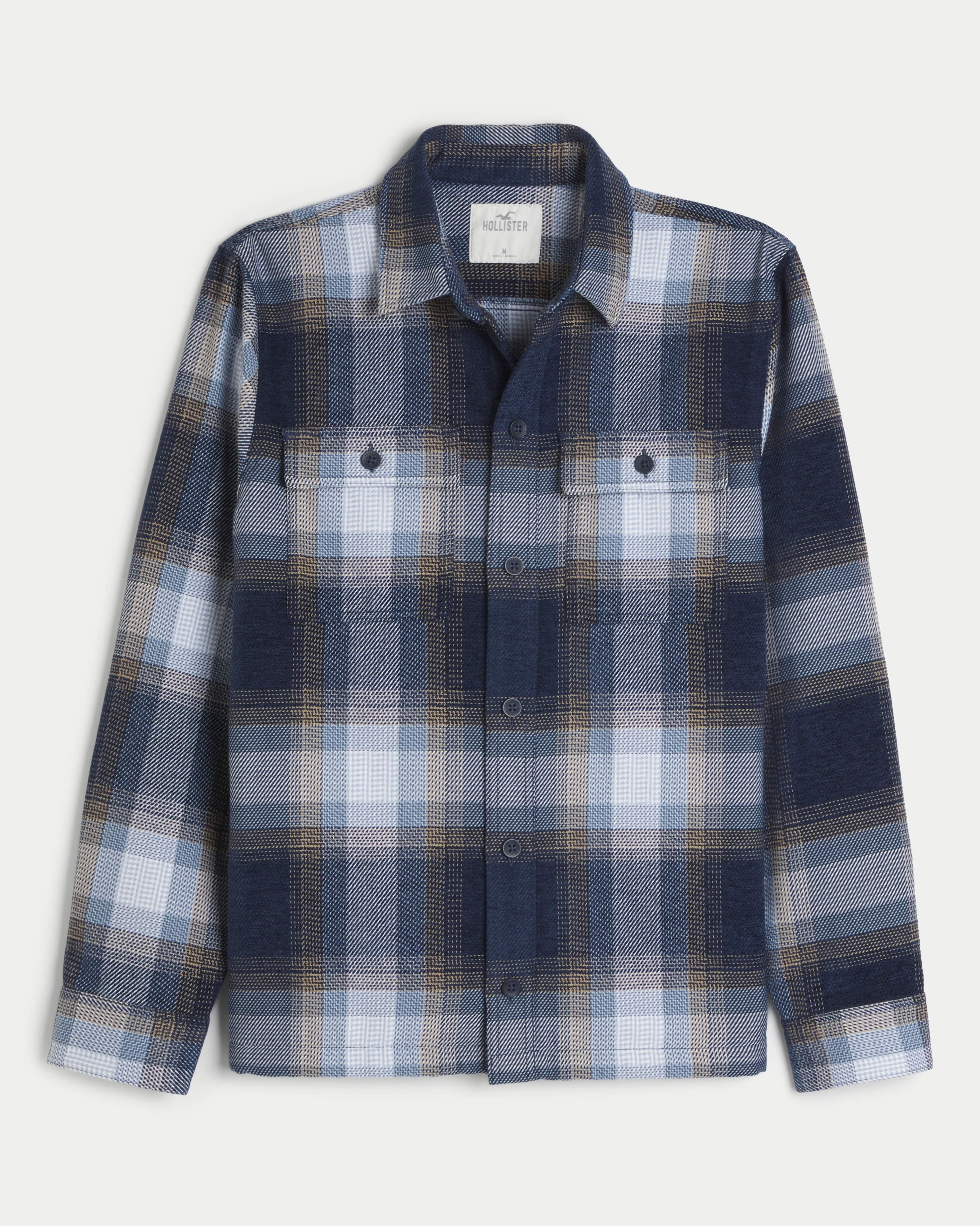 Veste chemise hollister hot sale