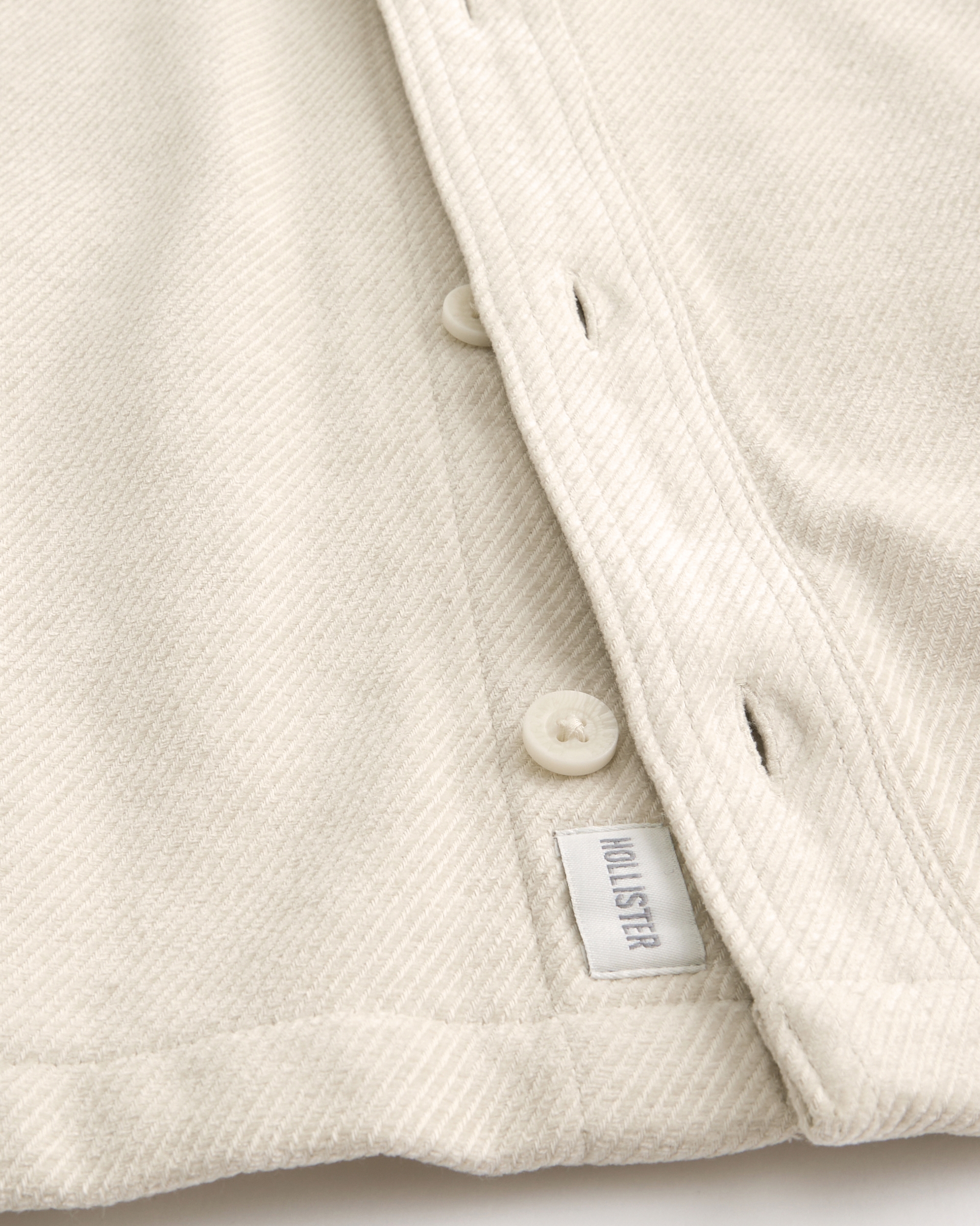 Men's Twill Shacket | Men's Sale | HollisterCo.com