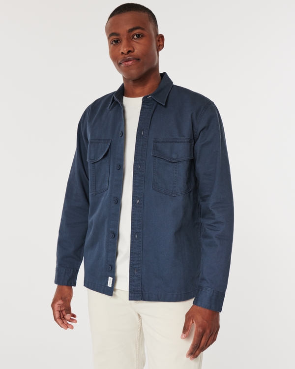 Jacket hotsell shirt mens