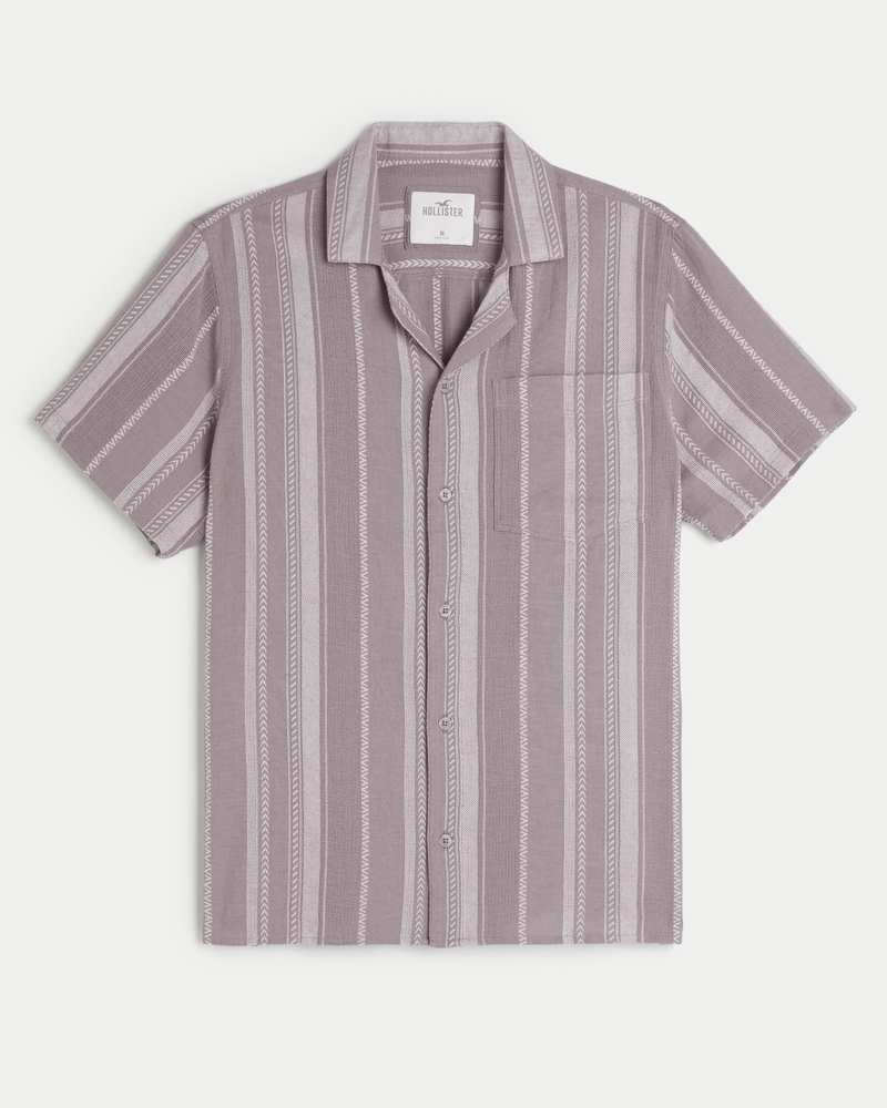 Striped hollister shirt online