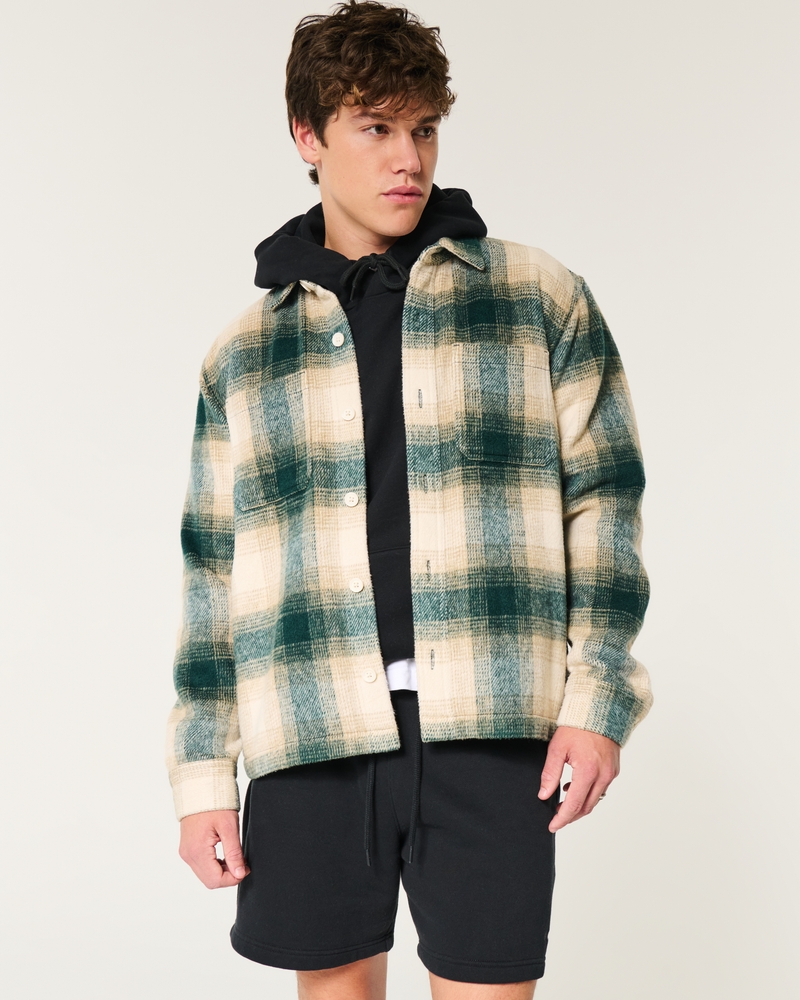 Men's Brushed Shacket Men's Sale