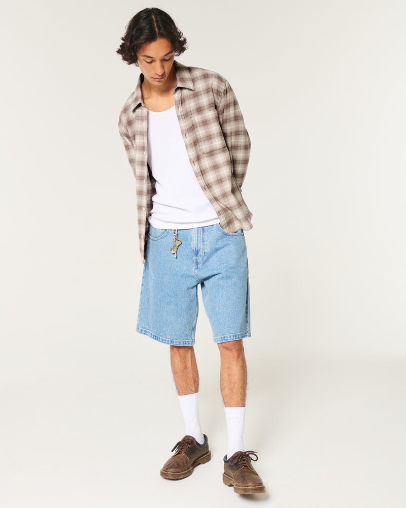 Relaxed Flannel Shirt