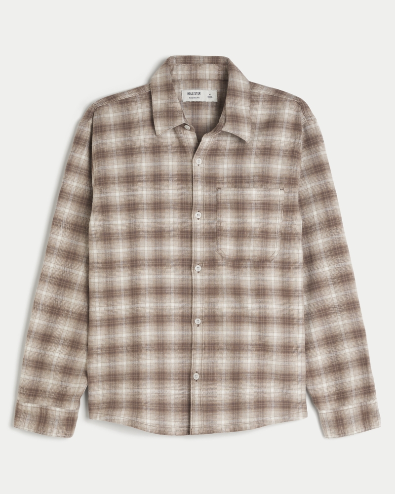 Relaxed Flannel Shirt