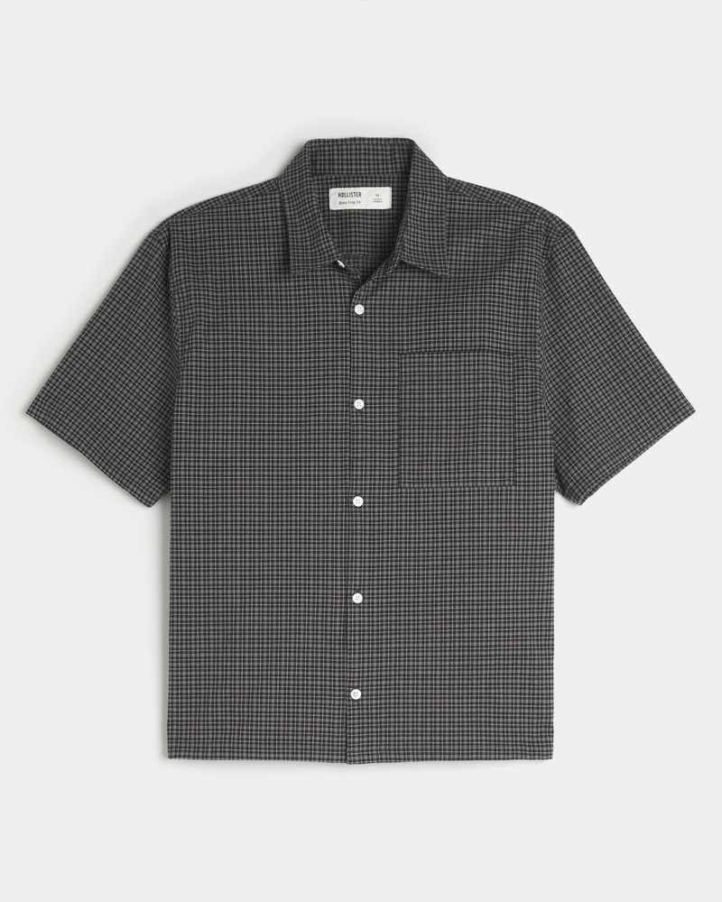 Hollister collar shirt best sale