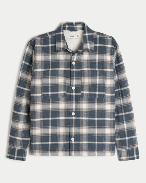 Camisas para hombre estilos de camisas abotonadas y de manga larga Hollister Co