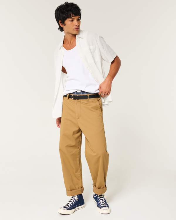 Boxy Short-Sleeve Shirt, Off White view 2