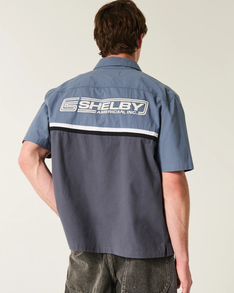 Boxy Shelby Graphic Workwear Shirt