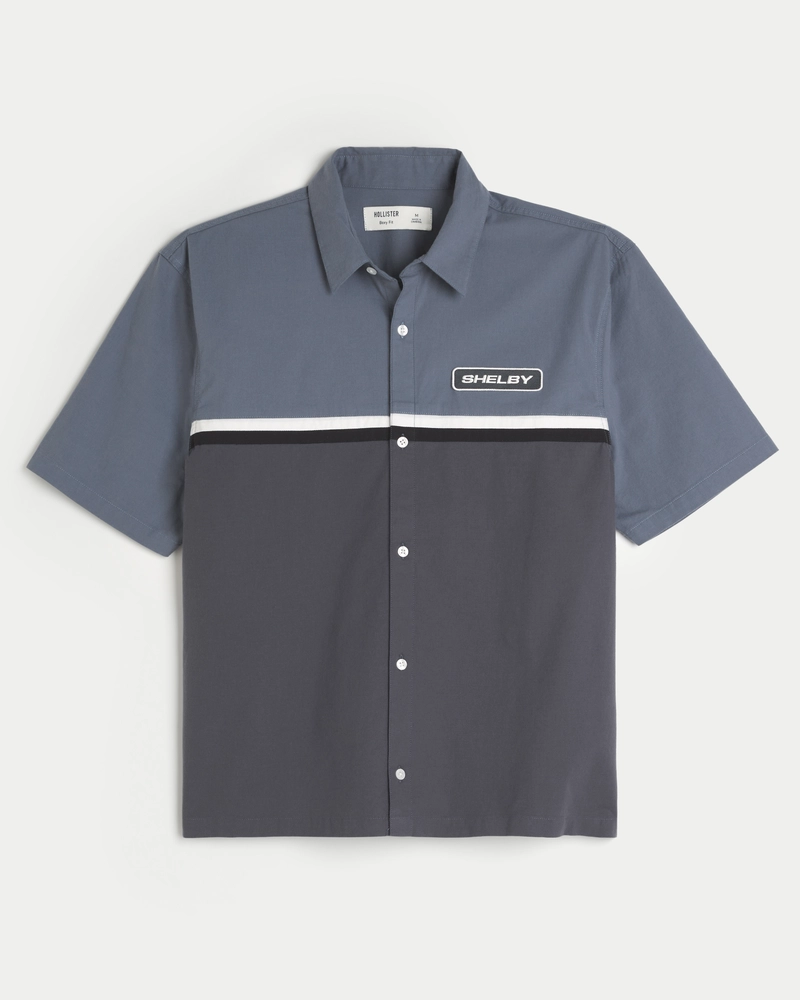Boxy Shelby Graphic Workwear Shirt